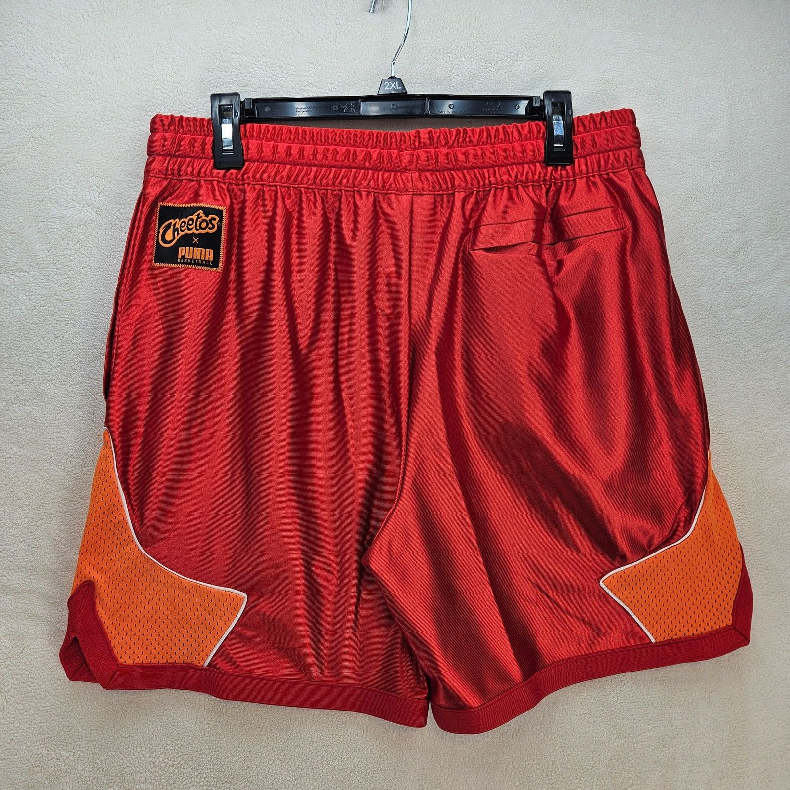 Puma PUMA HOOPS X CHEETOS MEN'S XLARGE BASKETBALL SHORTS RED ORGE Size US 32 / EU 48 - 5 Thumbnail