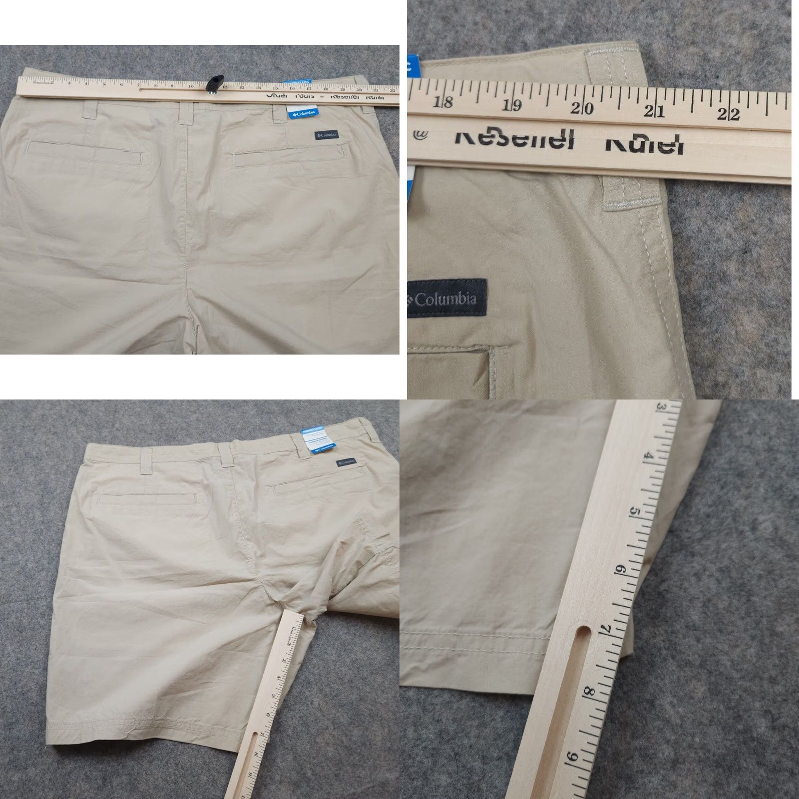 Vintage Columbia Shorts Mens 42 Tan 8'' Inseam Modern Classic Easy Fit Outdoor Camping Casual Travel Size US 42 / EU 58 - 9 Thumbnail