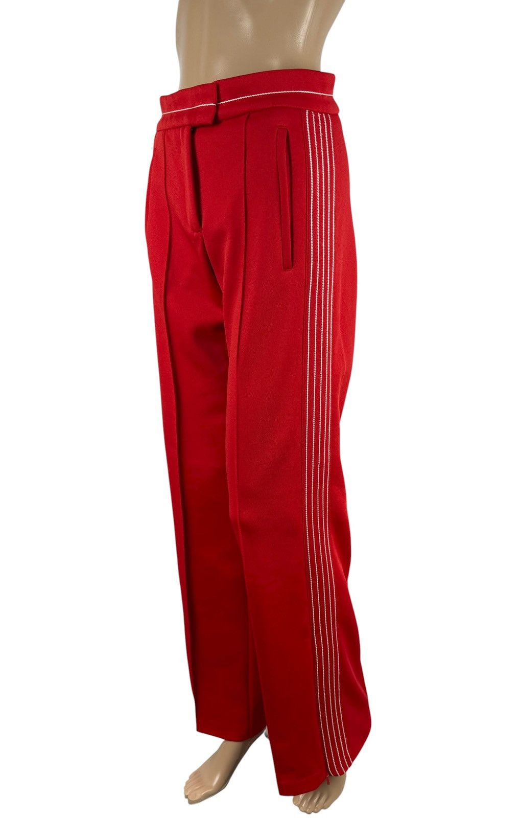 Pinko Pinko Wide Leg Pants Cotton Polyester Striped size UK6 IT38 Size 26" / US 2 / IT 38 - 1 Thumbnail