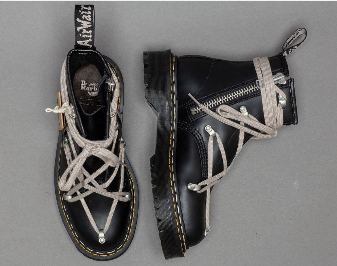 Dr. Martens × Rick Owens Dr. Martens x Rick Owens 1460 BEX Size US 7 / IT 37 - 1 Thumbnail