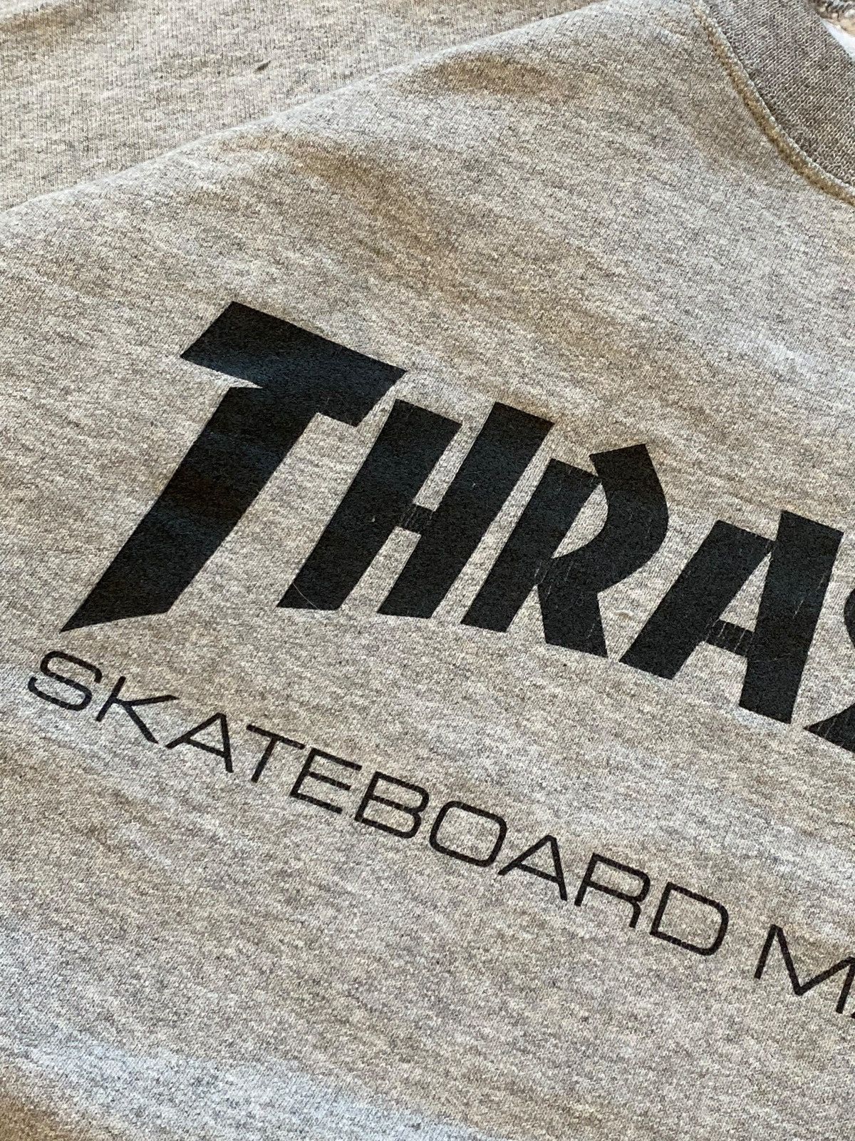 Thrasher 🔥 THRASHER SKATE MAG SWEATSHIRT DISTRESSED BOXY FIT Size US L / EU 52-54 / 3 - 7 Thumbnail
