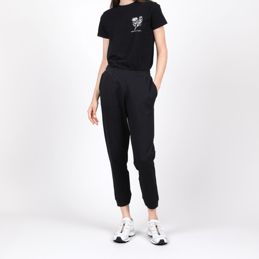 Wemoto BNWT Wemoto - Patsy - Easy Pants Black Organic Cotton - XS Size 26" / US 2 / IT 38 - 6 Thumbnail