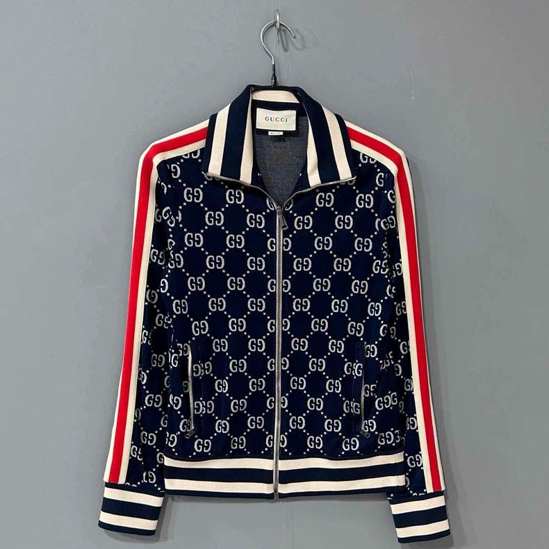 Gucci Gucci Old flower full-print school uniform jacket 2503-Next Size US XS / EU 42 / 0 - 1 Thumbnail