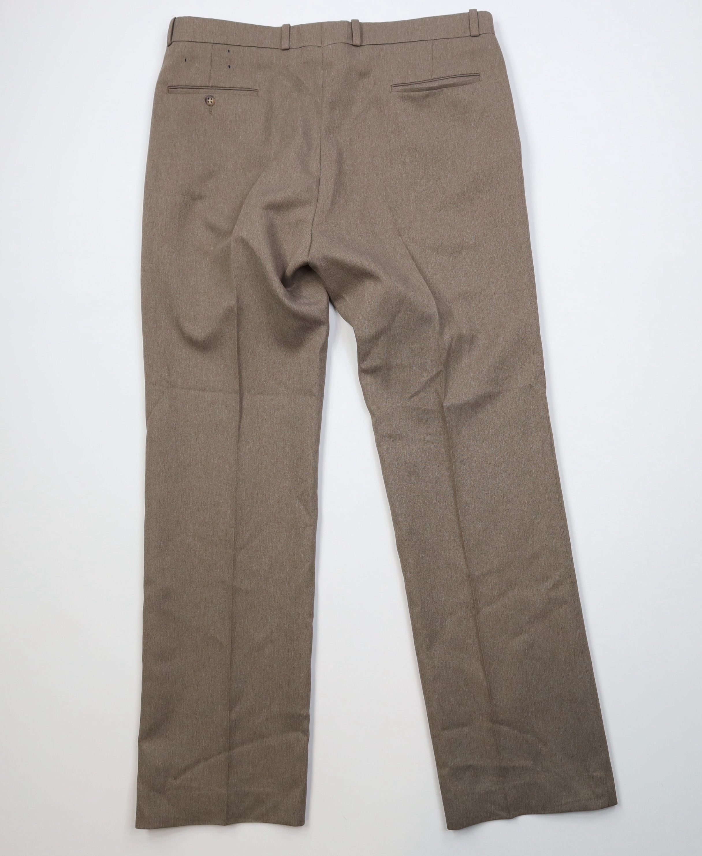 Vintage Vintage 70s Streetwear Flared Wide Leg Chino Pants Brown USA Size US 36 / EU 52 - 9 Thumbnail