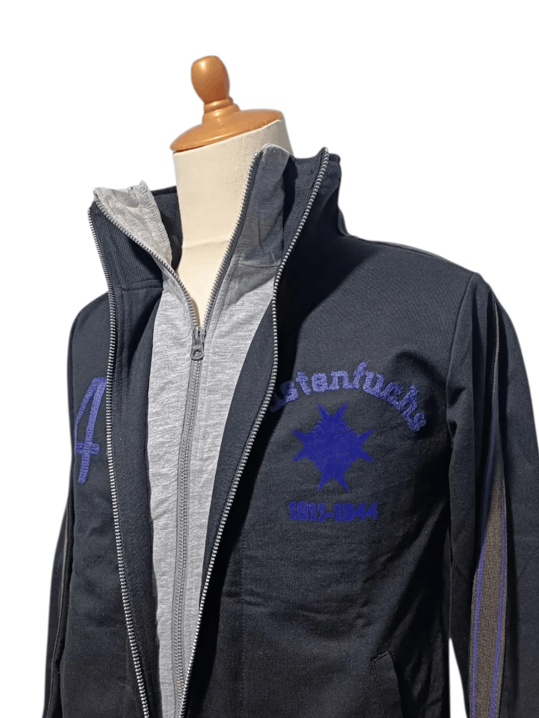 PPFM PPFM Double Layer Zip Up Sweater Jacket Size US M / EU 48-50 / 2 - 3 Thumbnail