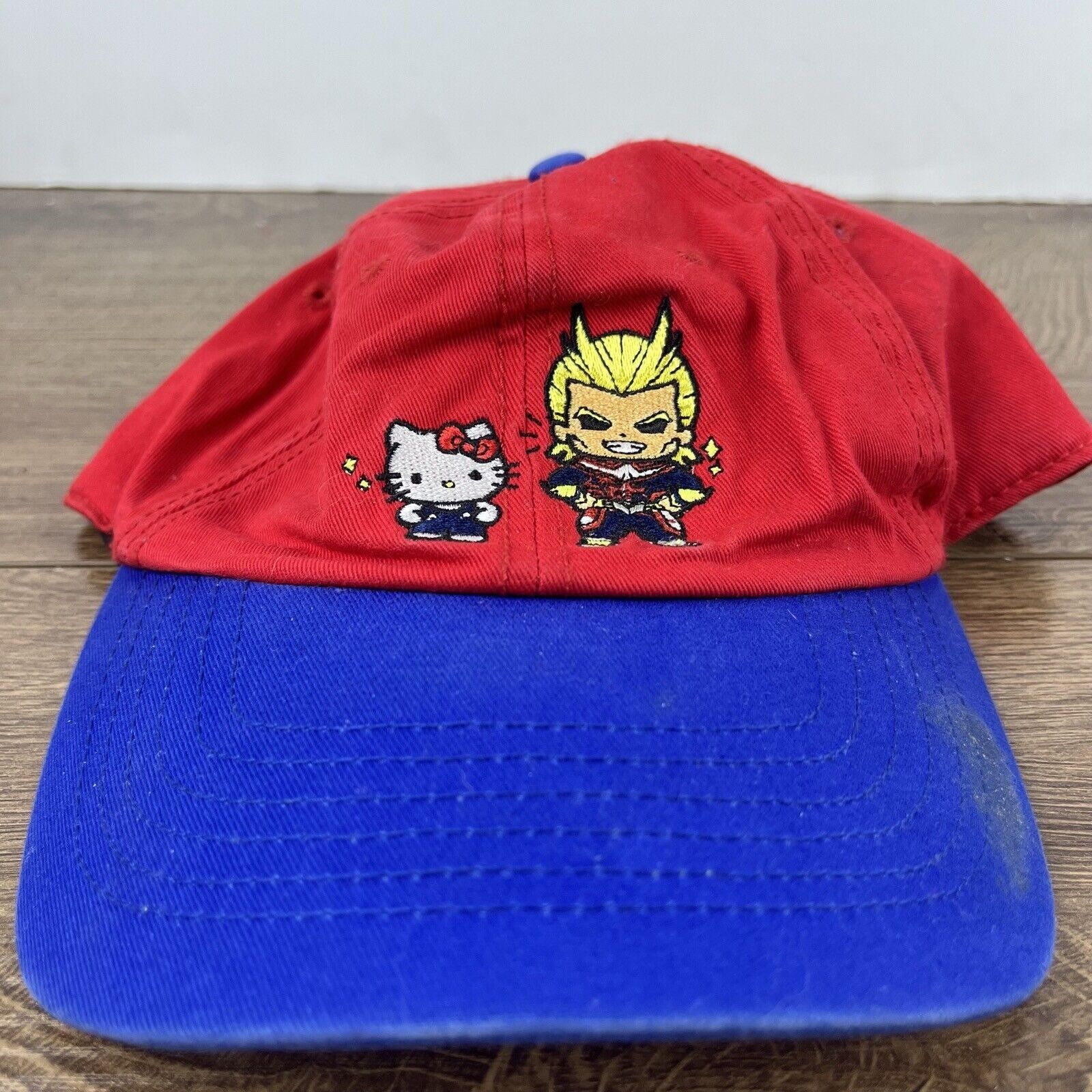 Other Super Hero Kitty Hat Red Cap Adjustable Hat Red Adult Fit Ha Size ONE SIZE - 3 Thumbnail