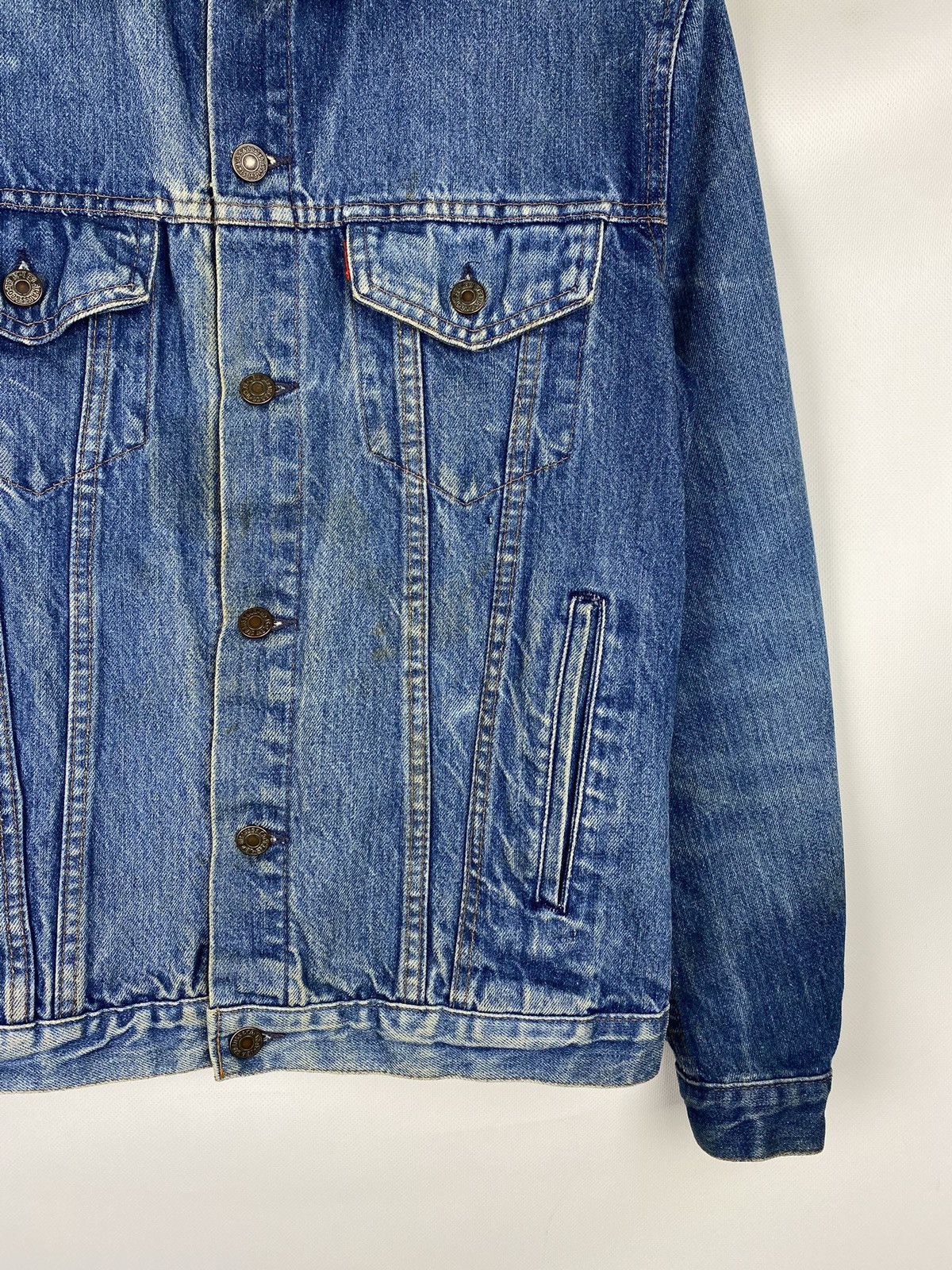 Levi's VTG 80s Levis Type 3 men’s denim trucker jacket size ~ M Size US M / EU 48-50 / 2 - 6 Thumbnail