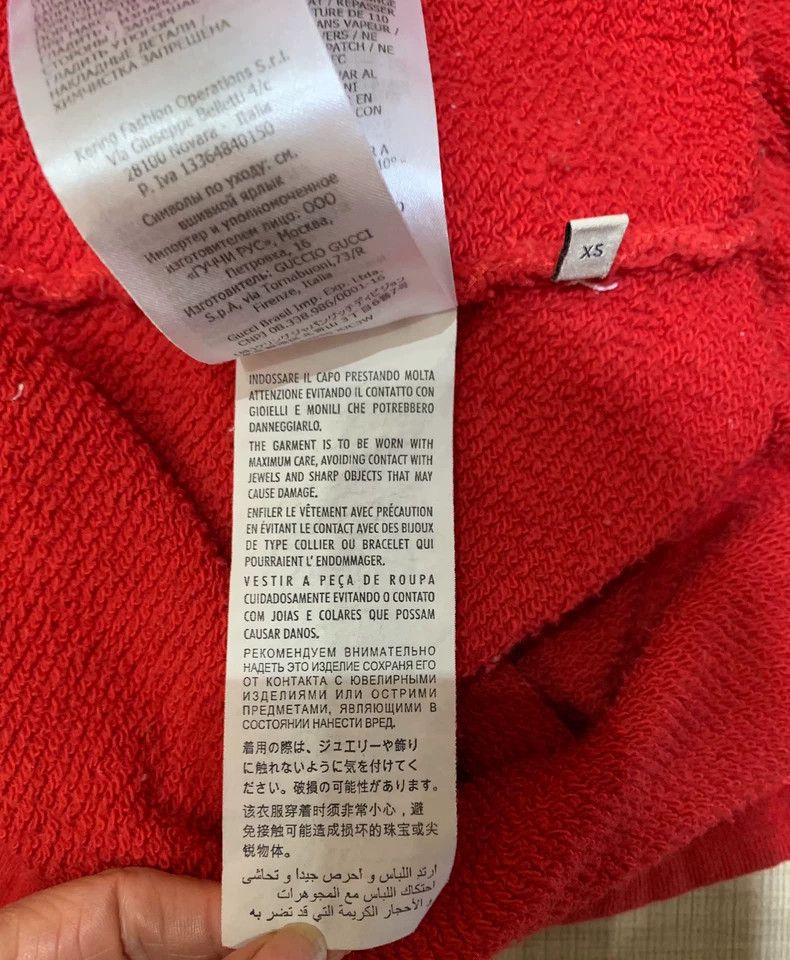 Gucci Gucci Drawstring hat pullover sweatshirt 2503-Nextarrow Size US XS / EU 42 / 0 - 6 Thumbnail
