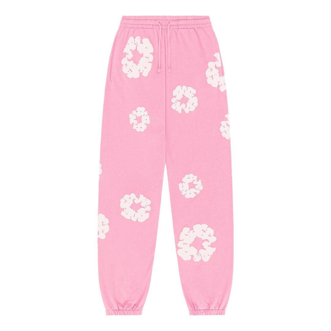 DENIM TEARS The Cotton Wreath Sweatpants 'Pink' Size US 30 / EU 46 - 1 Thumbnail