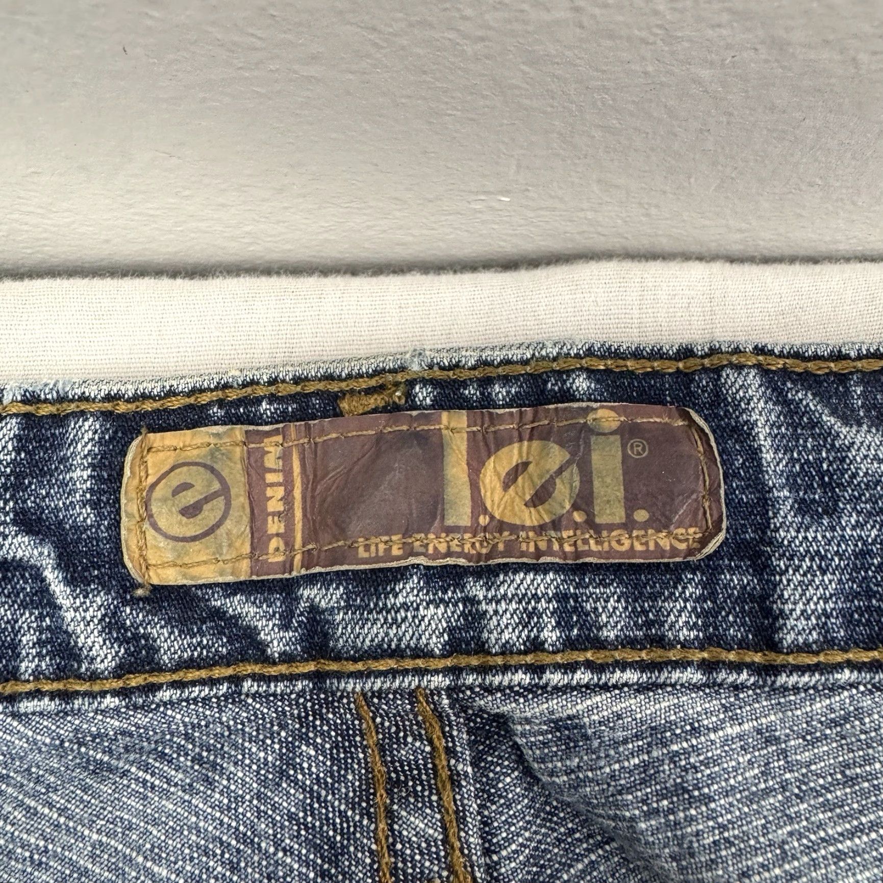 Vintage VINTAGE LEI Jeans Flare Bootcut Womens 13 Hipster High Waisted Blue 90s Y2K Size 34" / US 12 / IT 48 - 4 Thumbnail