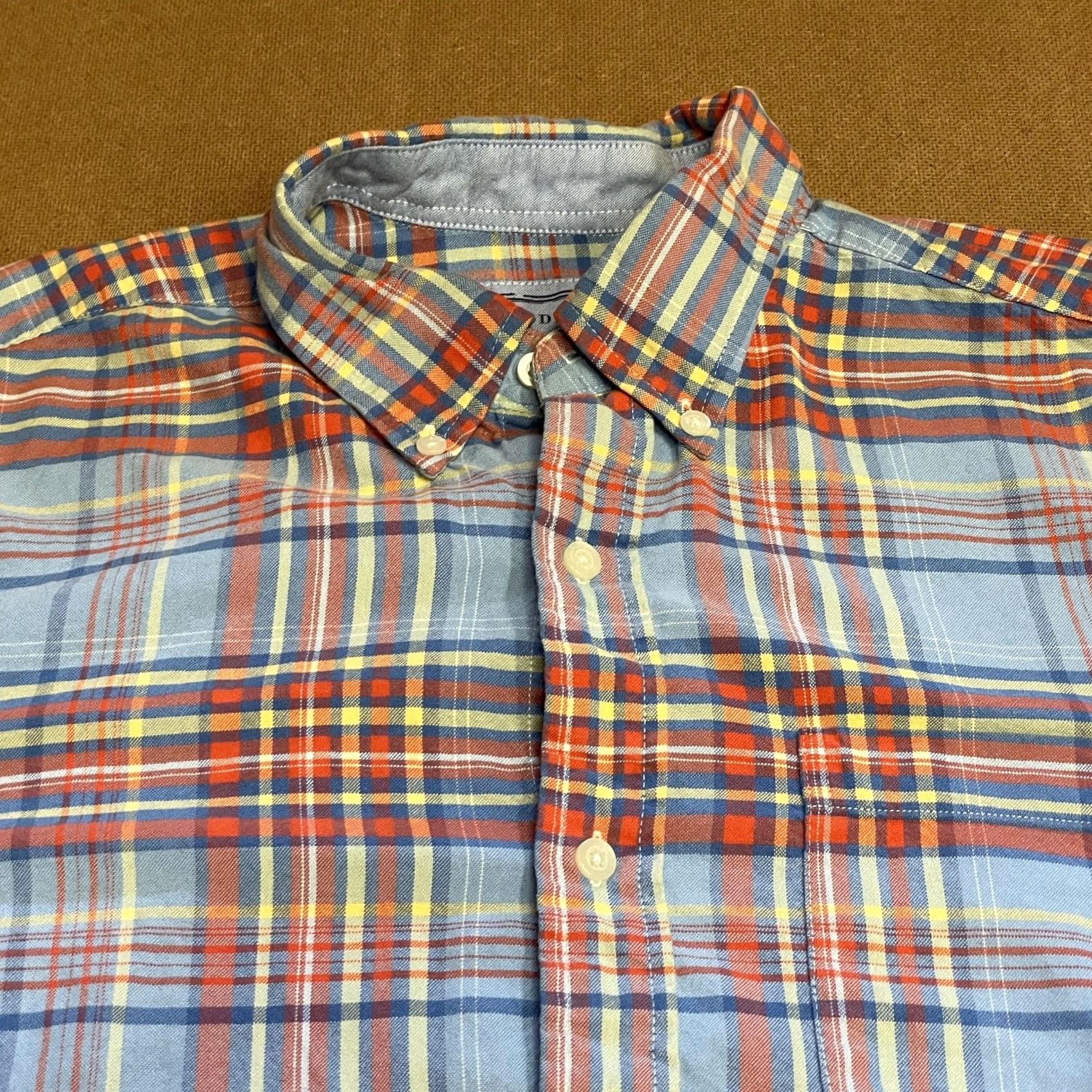 Vintage VINTAGE Saddlebred Shirt Mens Medium Plaid Oxford Button Down Long Sleeve Size US M / EU 48-50 / 2 - 2 Thumbnail