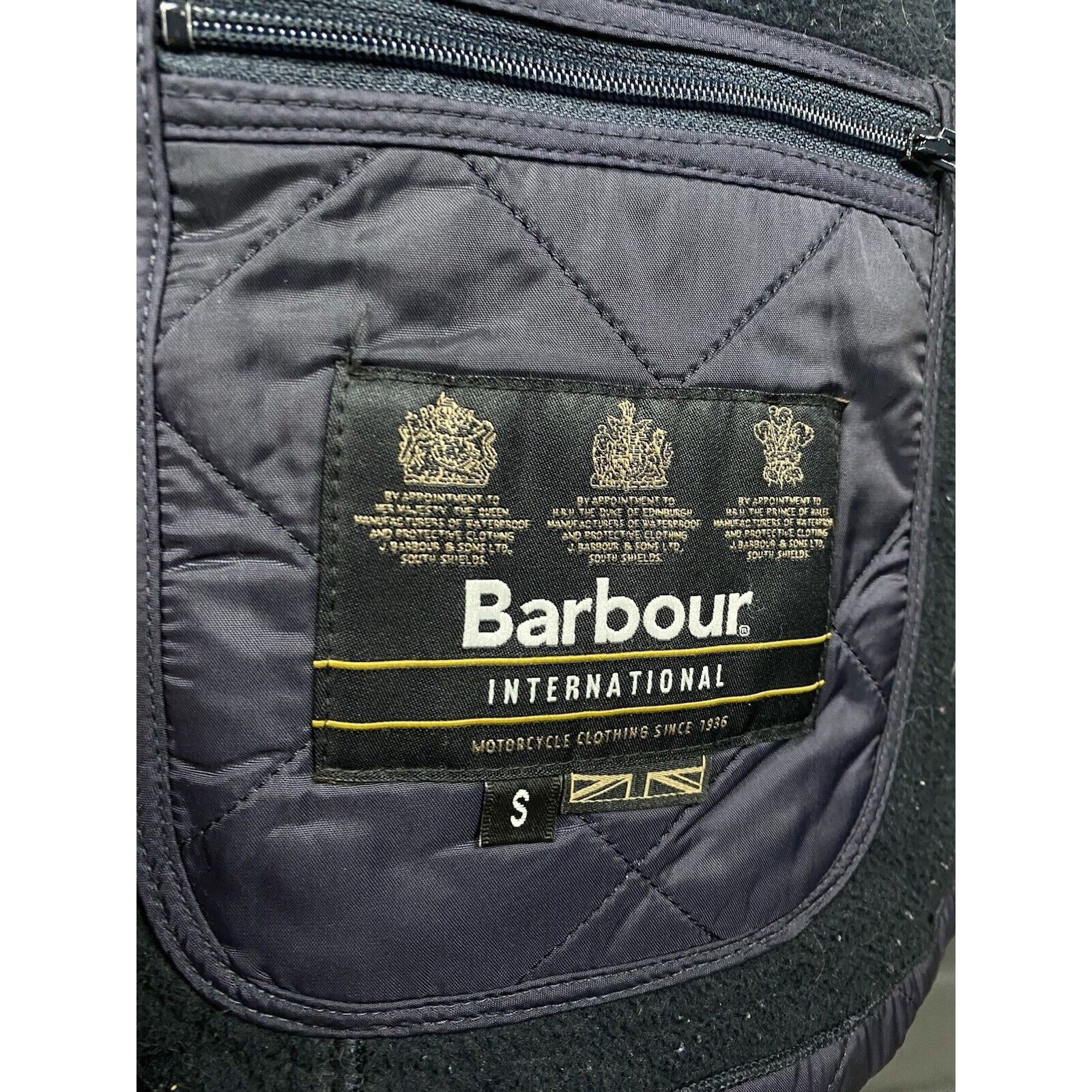 Barbour Barbour International Ariel Polarquilt Mens' Blue Quilted In Size US S / EU 44-46 / 1 - 11 Thumbnail