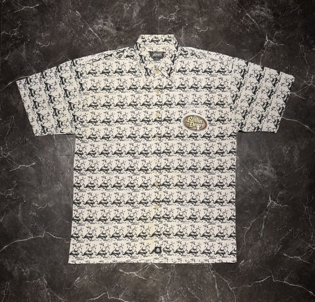 Other Vintage Joker x Mister Cartoon “La Clown Pierrot” AOP Shirt Size US L / EU 52-54 / 3 - 1 Thumbnail