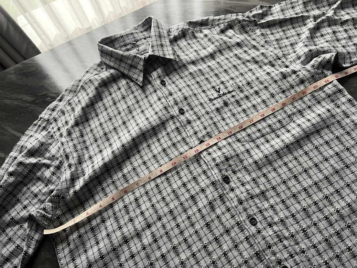 Gianni Valentino Giovanni Valentino : Shirt Button Ups Embroider Rare Pattern Size US XXL / EU 58 / 5 - 8 Thumbnail