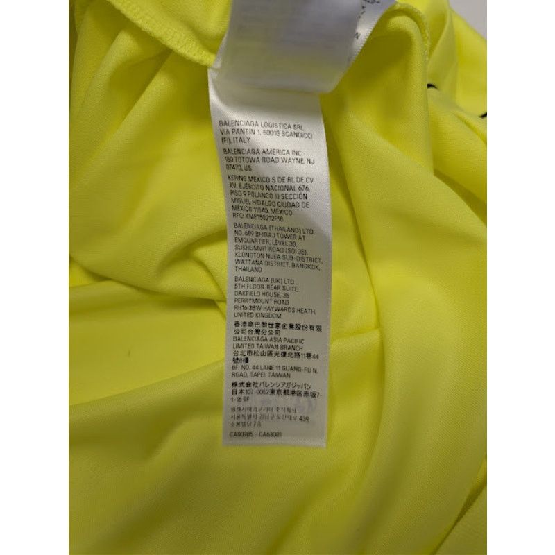 Balenciaga o1rshd1 Soccer Fluo Burly Hi Technical Jersey T-Shirt Yellow Size US XXL / EU 58 / 5 - 21 Thumbnail