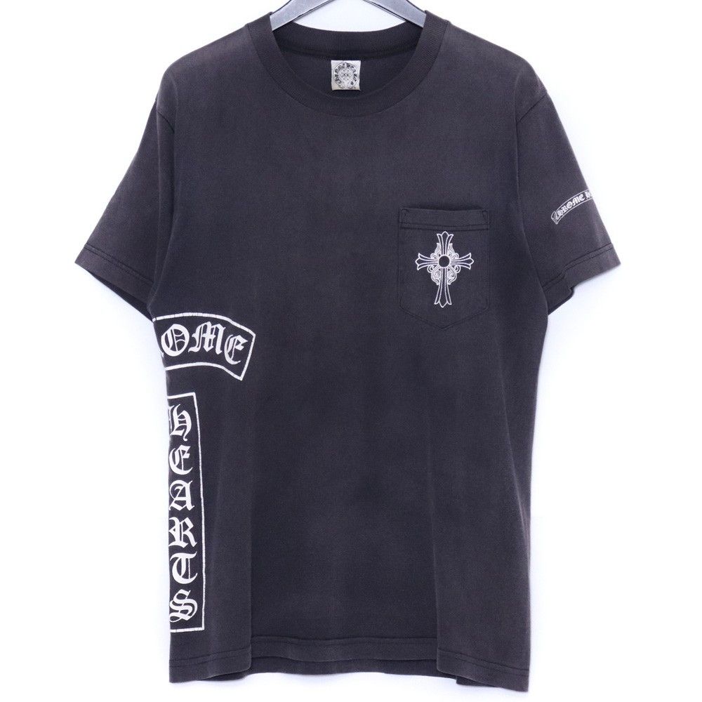 Chrome Hearts Vintage Chrome Hearts T-Shirt Faded Black Size Small