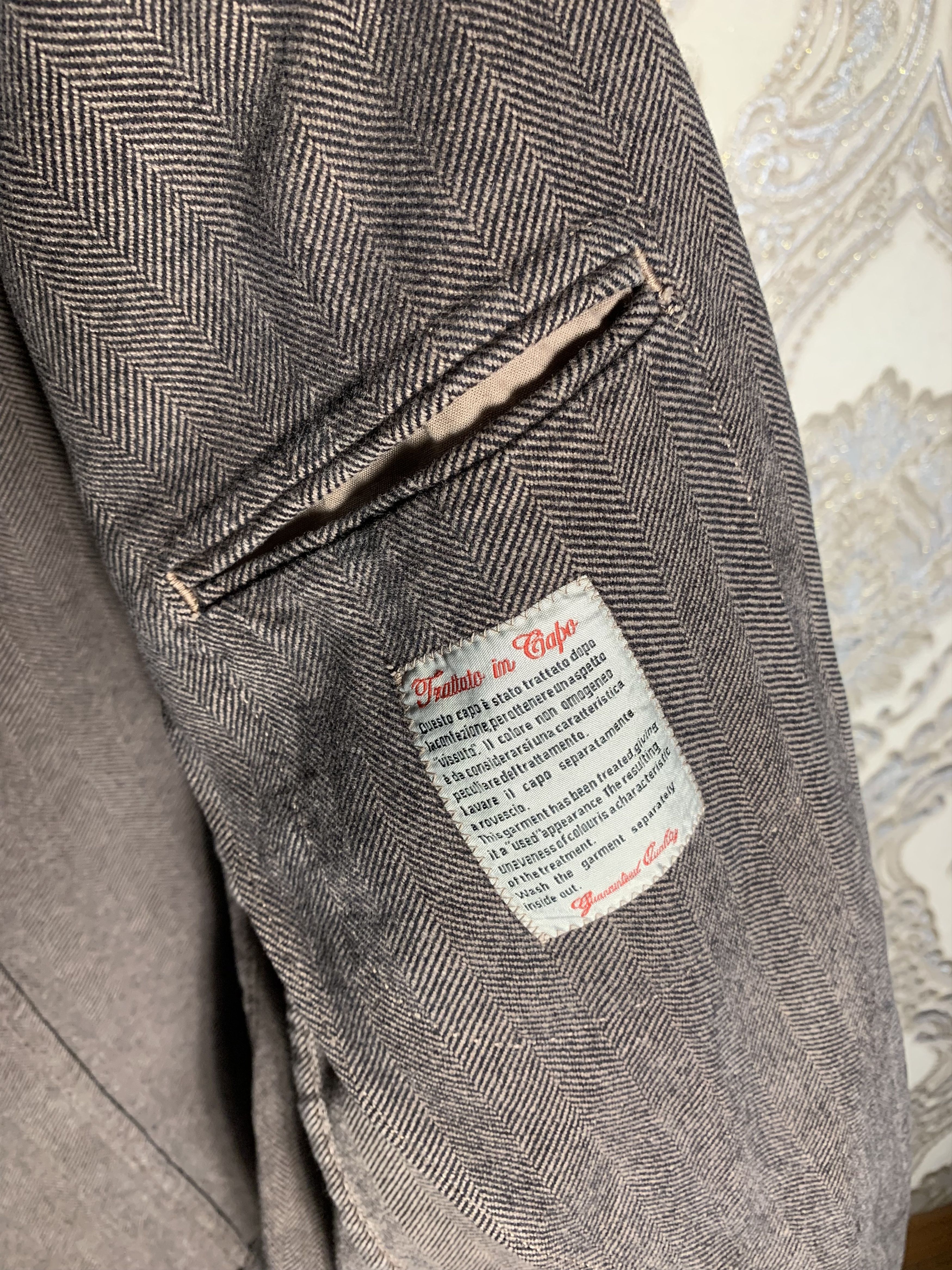 L.B.M. 1911 VINTAGE L.B.M 1911 LIMITED EDITION WOOL DESIGNER BLAZER 90s Size 54R - 9 Thumbnail