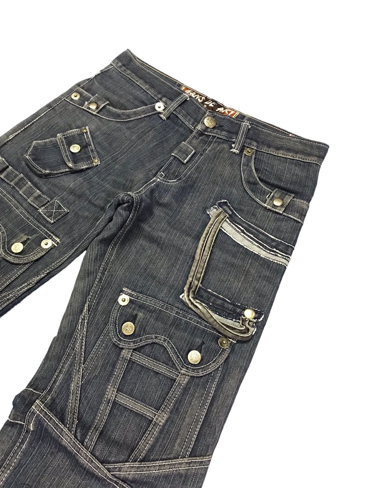 Japanese Brand 🔥🔥Jeans De Art Multipocket Denim Jeans Very Rare Size US 33 - 4 Thumbnail
