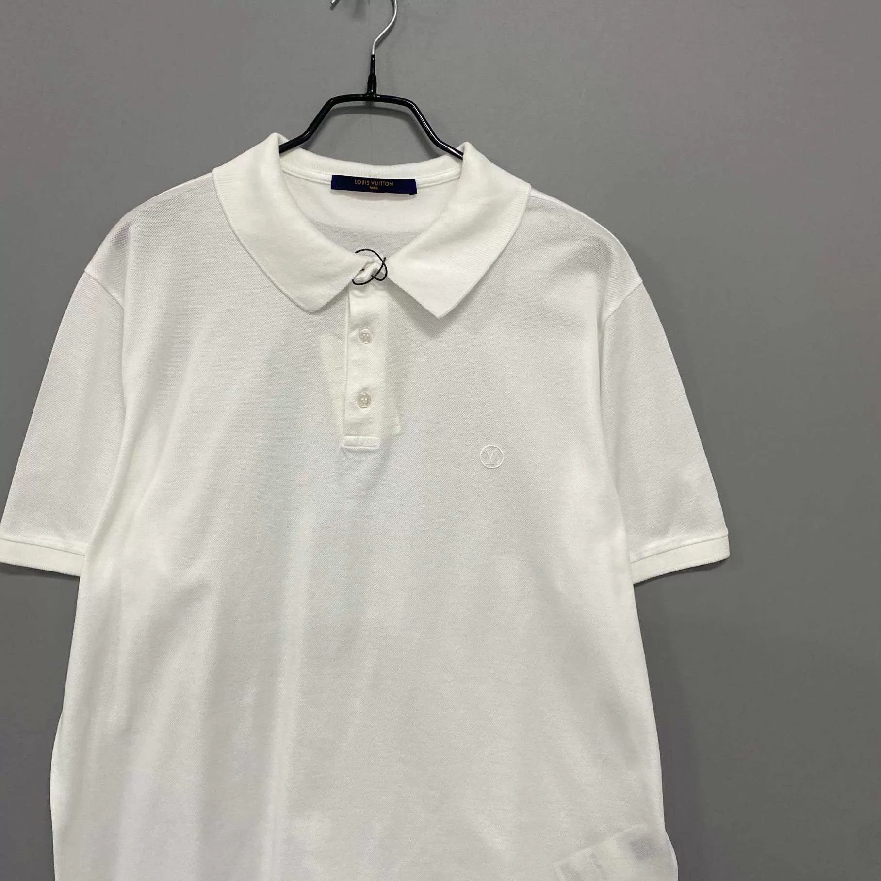 Louis Vuitton LV White Loose Polo (Chest Embroidered) 98 New L Size US L / EU 52-54 / 3 - 2 Thumbnail