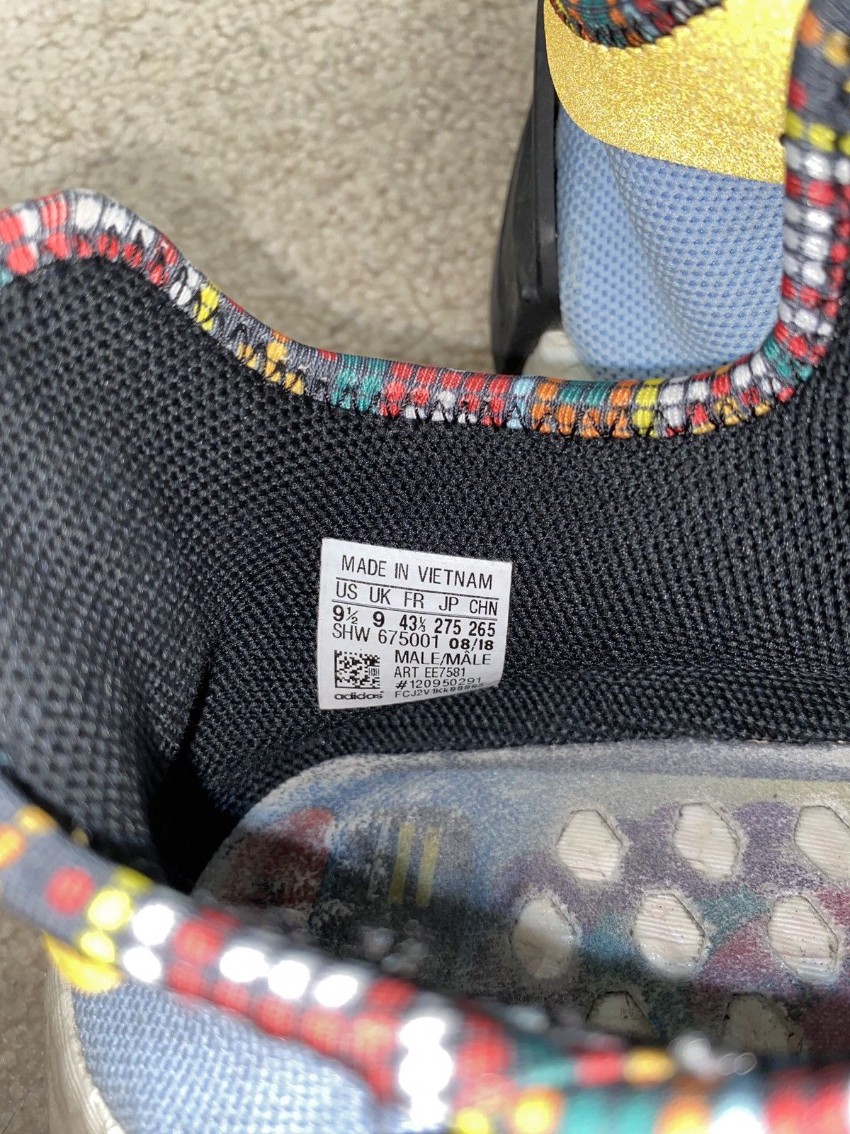 Adidas × Pharrell Pharrell x Adidas Adidas Human Race NMD Inspiration Sky Blue Size US 9.5 / EU 42-43 - 6 Thumbnail