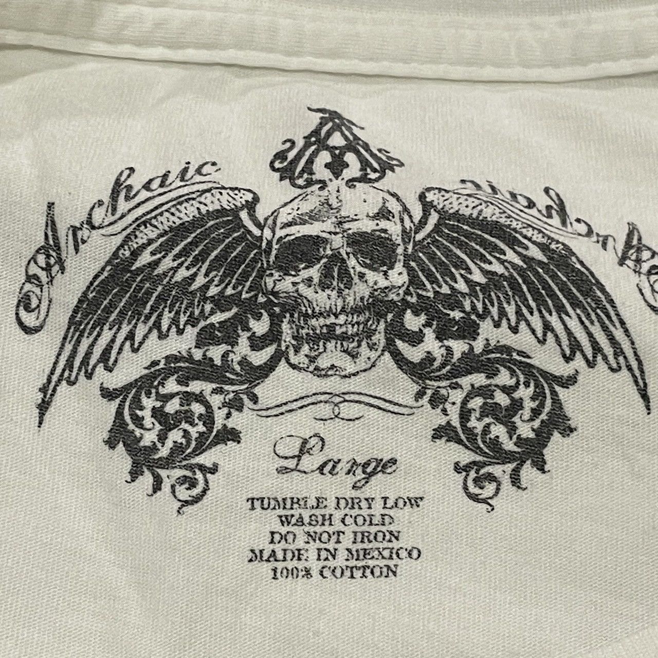 Affliction × Ed Hardy × Tapout Rare Wings Cross Tee Y2K Affliction Style Size US L / EU 52-54 / 3 - 5 Thumbnail