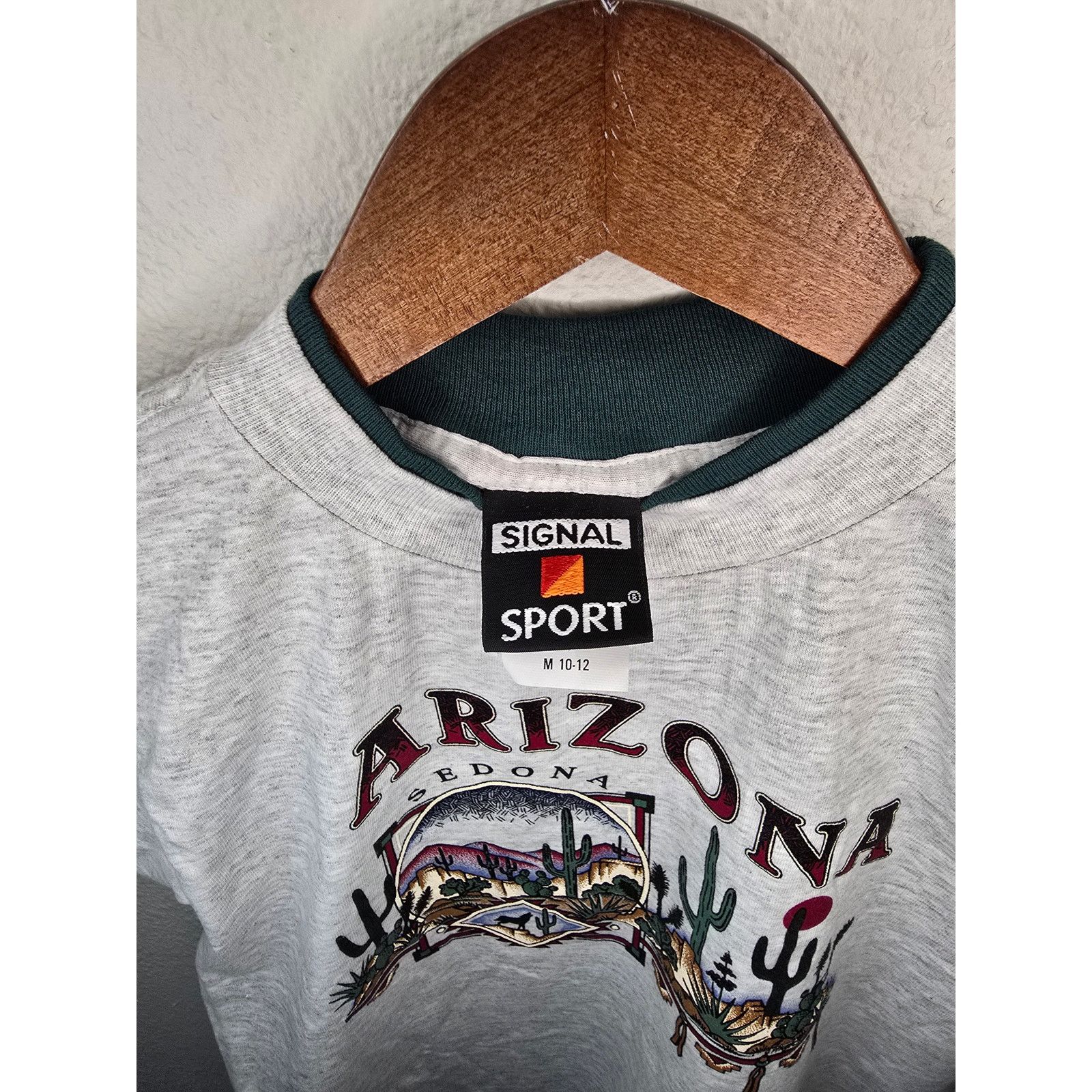 Signal Sport × Vintage Vintage Arizona Shirt Youth Medium Desert Gray Nature Tee Size M / US 6-8 / IT 42-44 - 5 Thumbnail