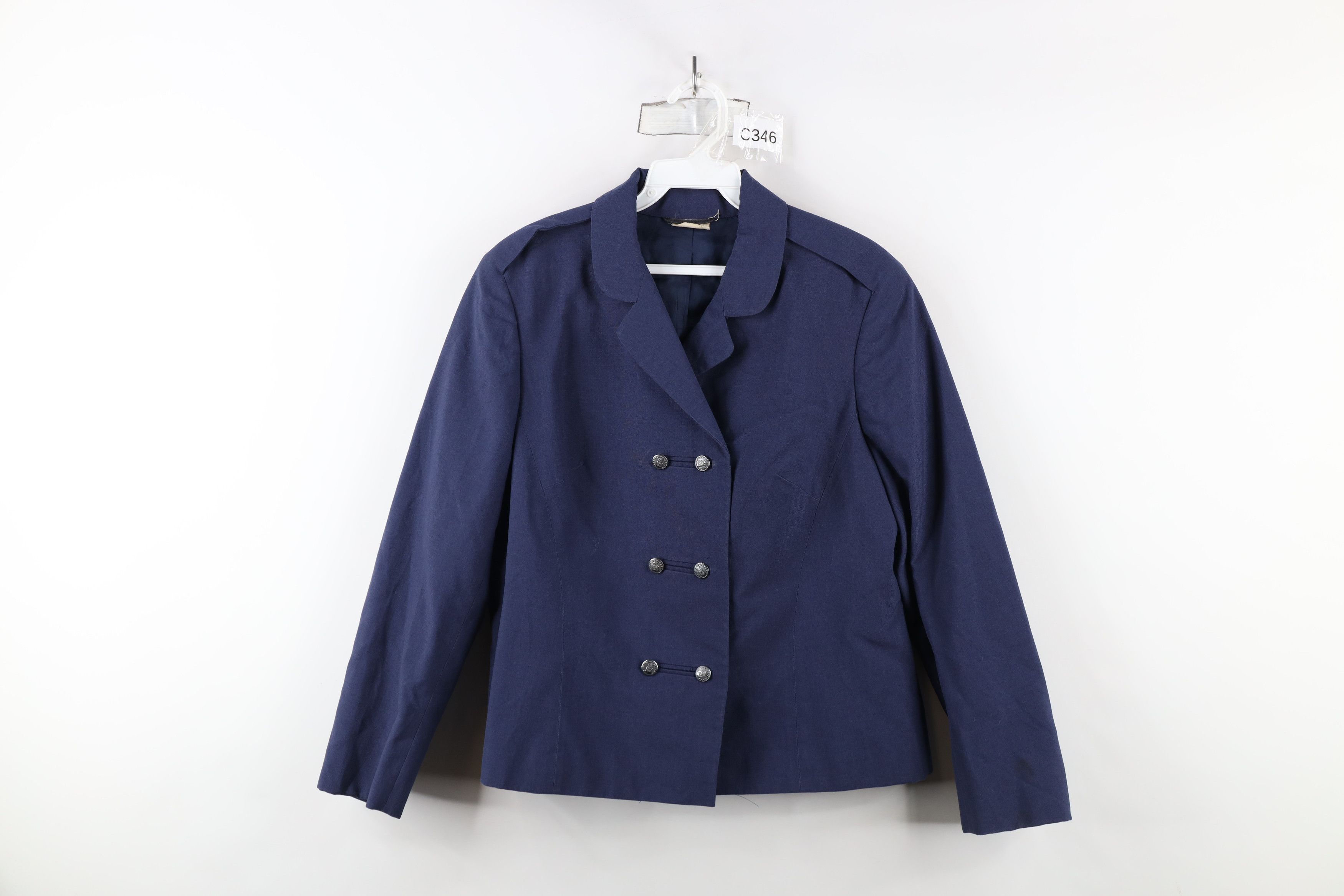 Vintage Vintage 70s Vietnam War Wool 10oz Blue 1549 Class 2 Jacket Size XL / US 12-14 / IT 48-50 - 1 Thumbnail