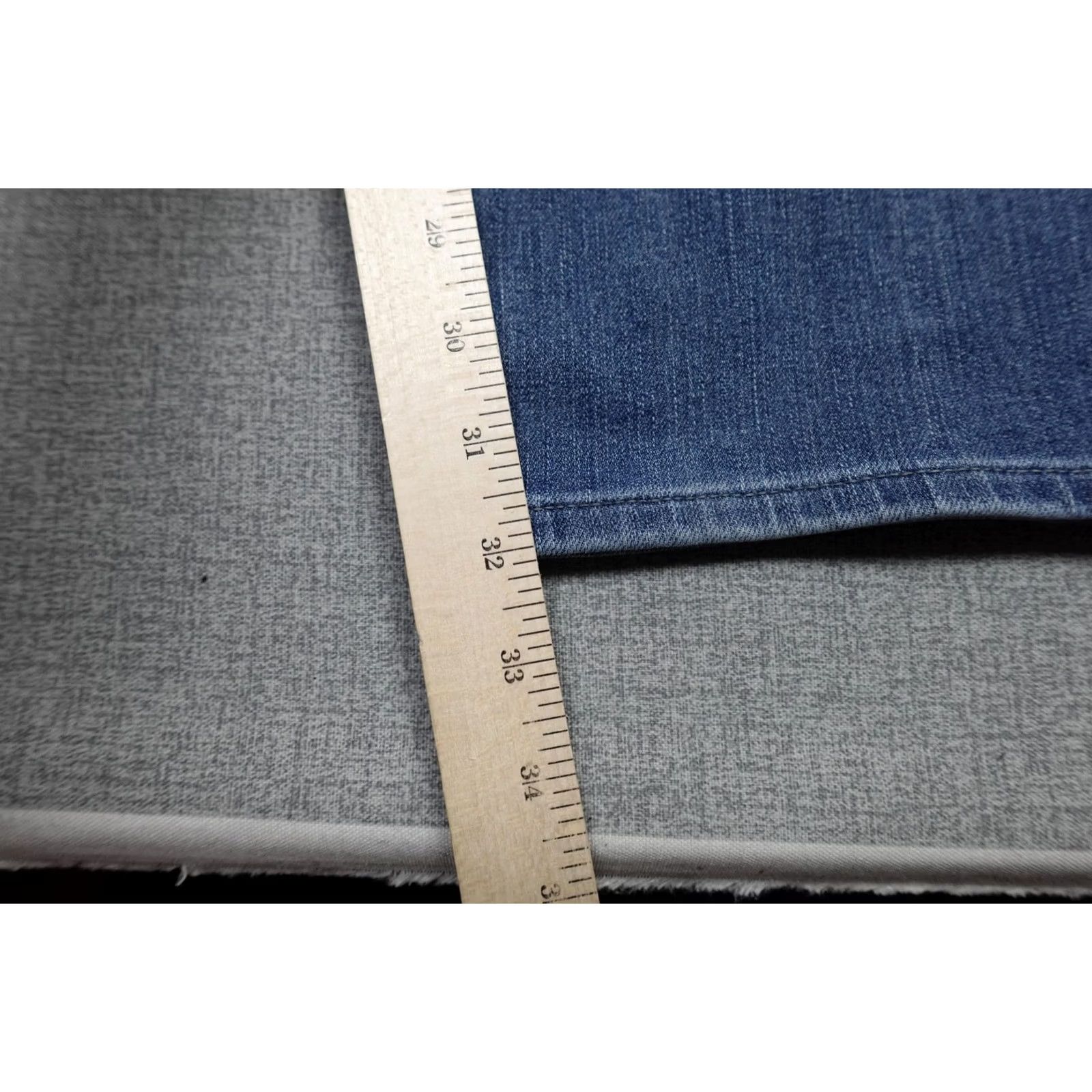Denime AG Adriano Goldschmied Graduate Jeans Mens 36x32 Blue Denim Straight Stretch Jeans Size US 36 / EU 52 - 5 Thumbnail