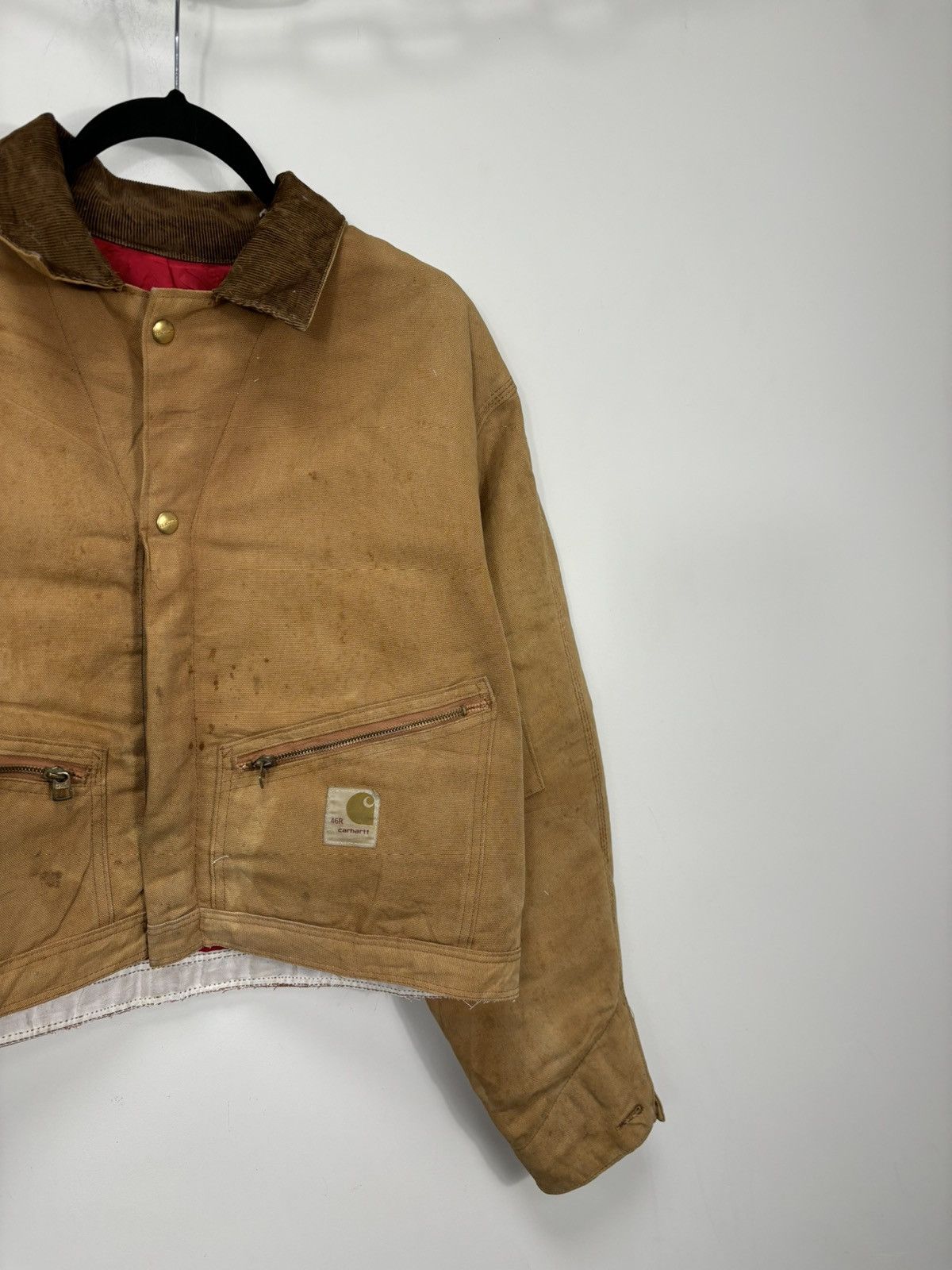 Carhartt Vintage 90s Carhartt Y2K Work Hype Cropped Detroit Jacket Size US L / EU 52-54 / 3 - 4 Thumbnail