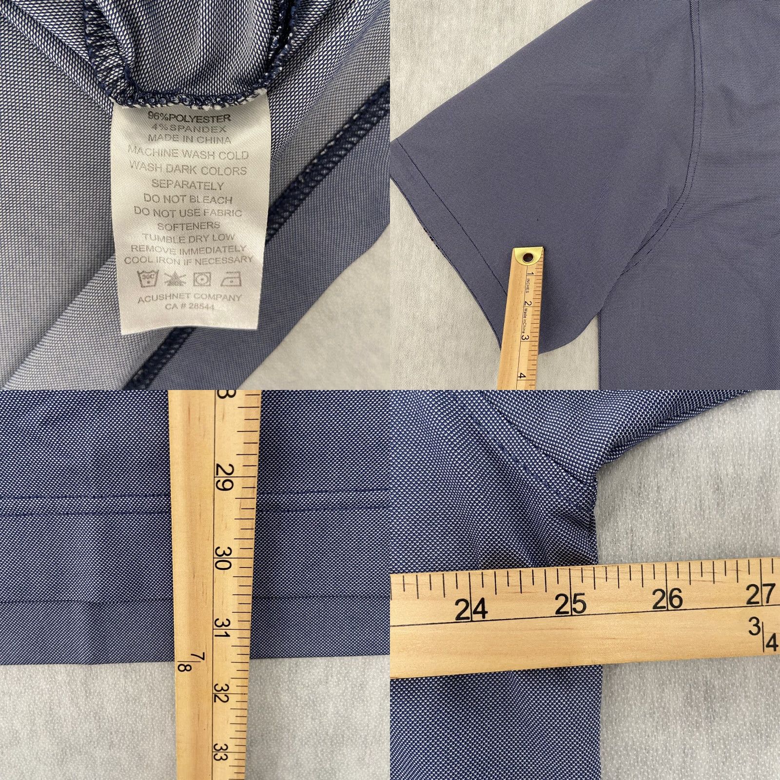 Footjoy Footjoy FJ TPC Prestancia Stitch Athletic Fit Adult Polo Shirt Mens XL Blue Purple Size US XL / EU 56 / 4 - 8 Thumbnail