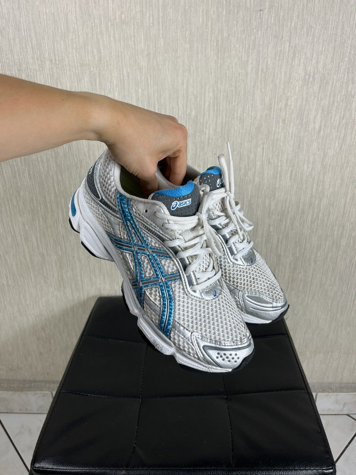Asics × Vintage Vintage Asics Gel-Stratus 3 y2k mesh silver sneakers shoes Size US 9.5 / EU 42-43 - 25 Thumbnail