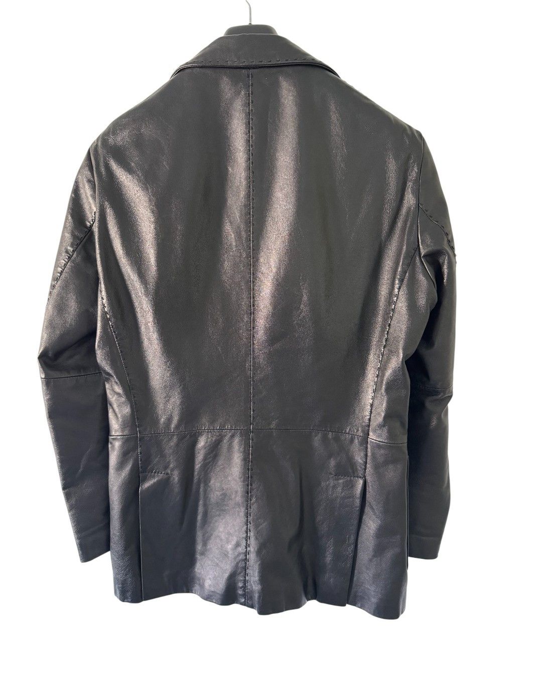 Roberto Cavalli LAMBSKIN LEATHER JACKET Size US M / EU 48-50 / 2 - 3 Thumbnail