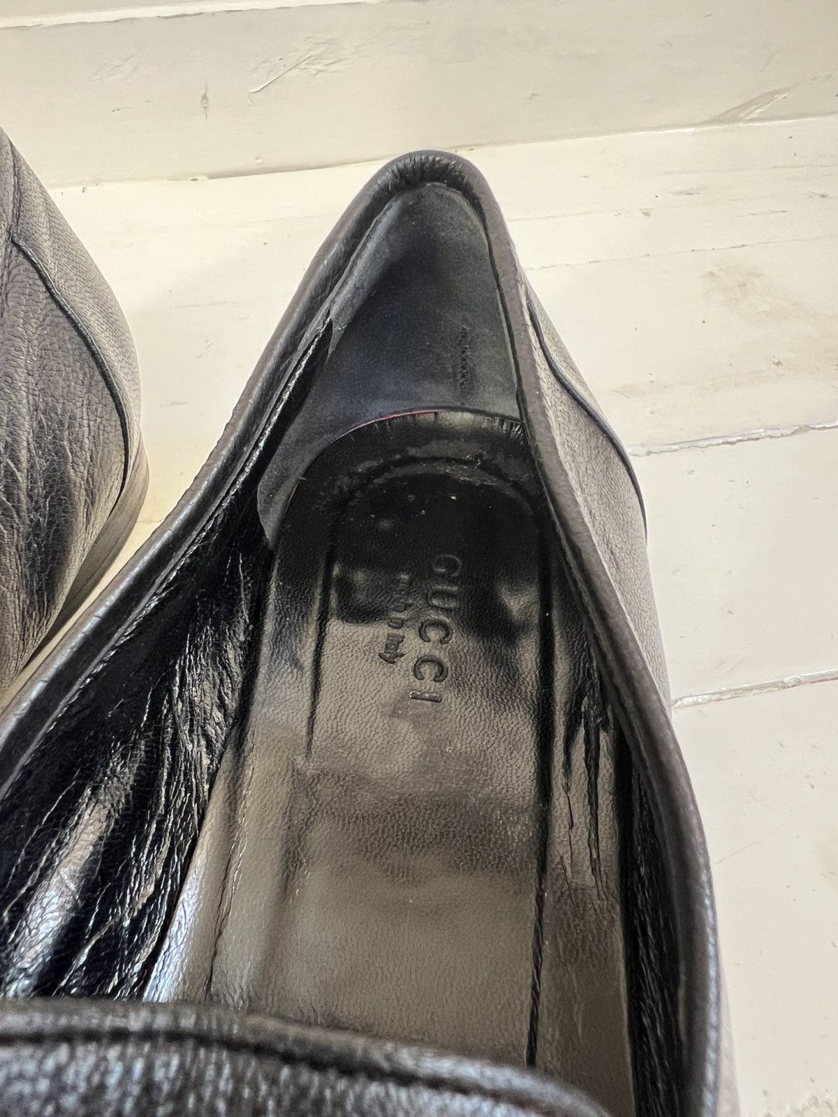 Gucci Gucci Black leather Loafers Size US 6.5 / EU 39-40 - 17 Thumbnail