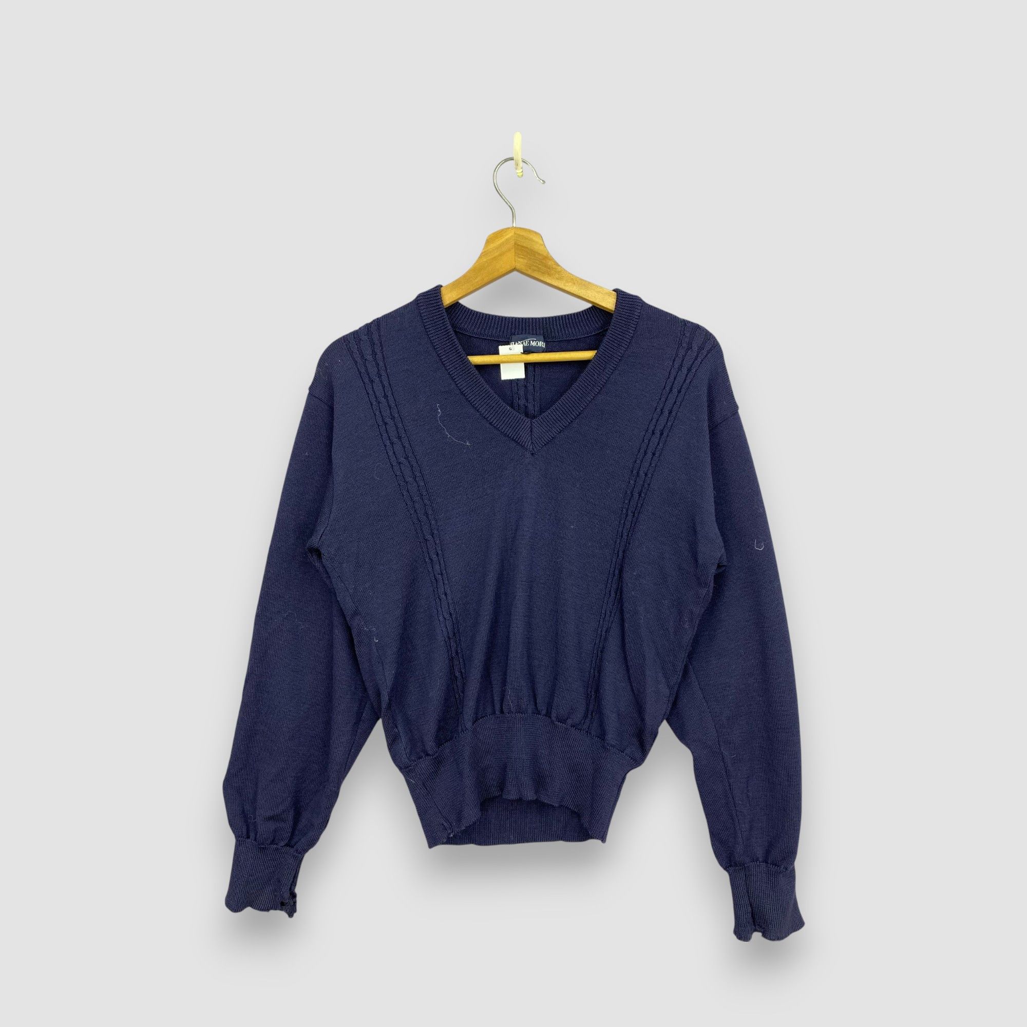 Hanae Mori Vintage Hanae Mori Knitwear Jumper Sweater Ribbed Sweatshirt Size US XS / EU 42 / 0 - 1 Thumbnail