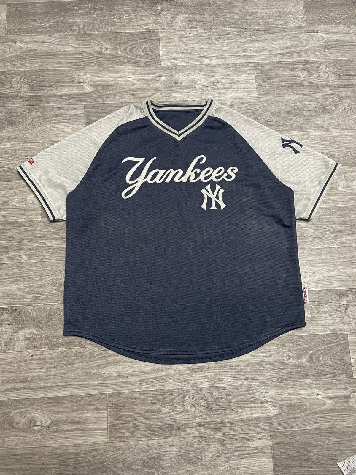New York Yankees Stitches New York Yankees Embroidered Patch Jersey Shirt 90s Size US XL / EU 56 / 4 - 1 Thumbnail