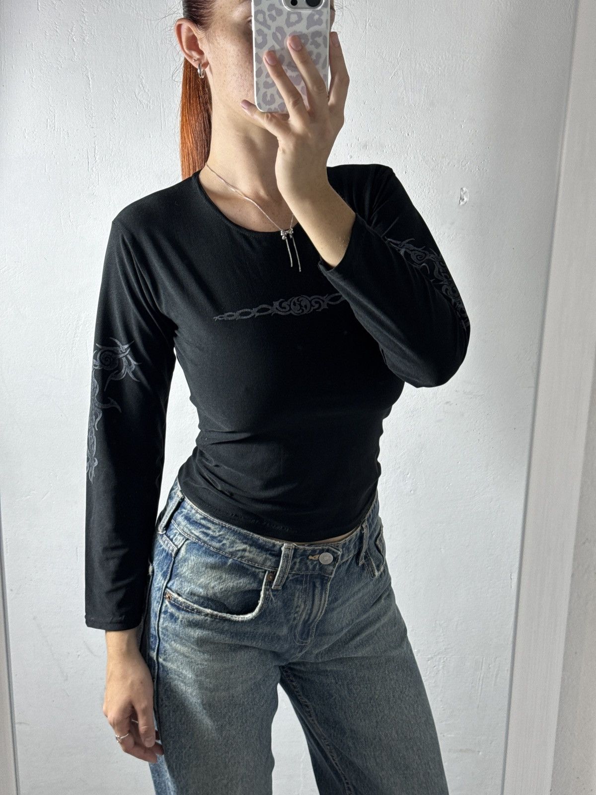Other VINTAGE TRIBLE 2000s BLACK LONG SLEEVE Size S / US 4 / IT 40 - 7 Thumbnail