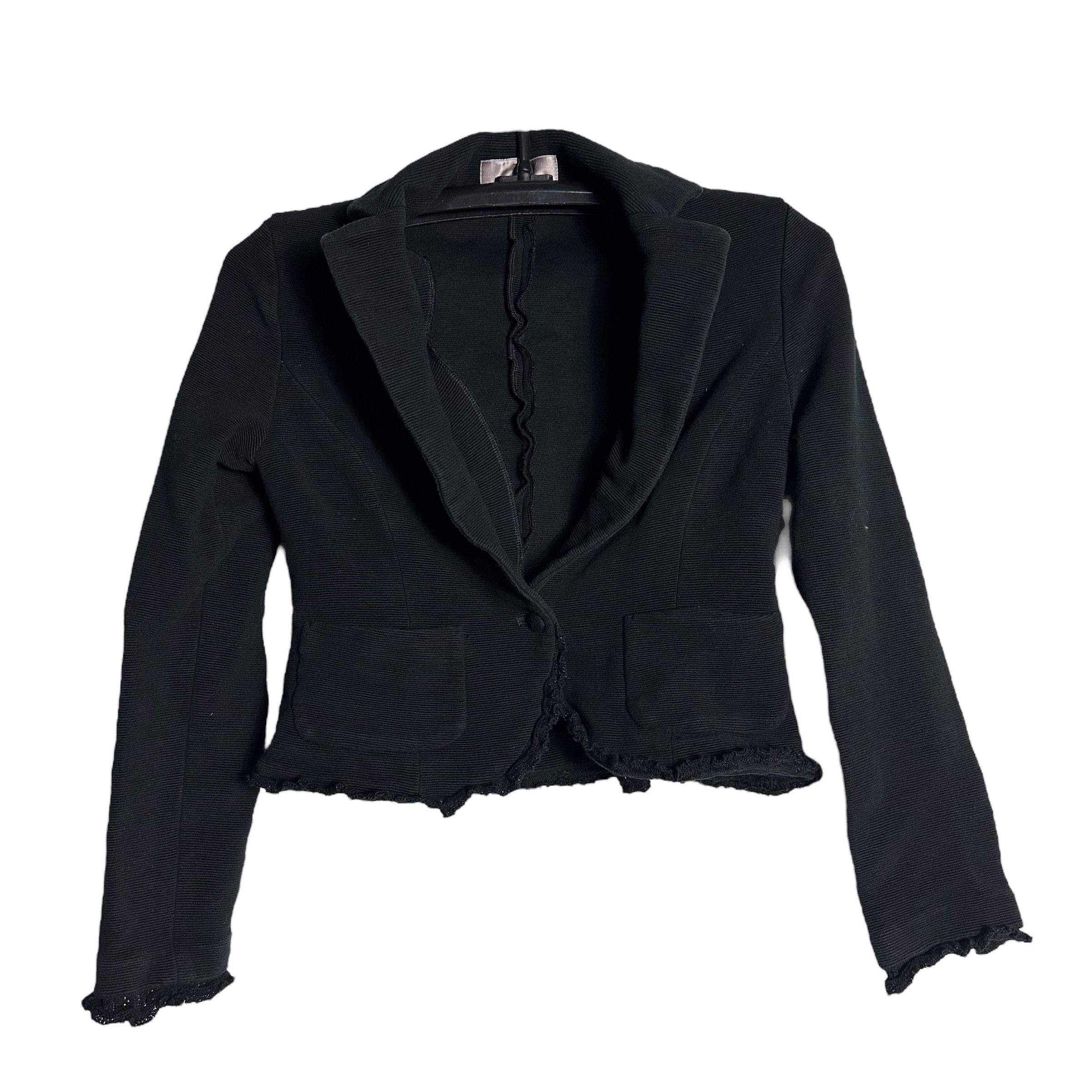 Karl Lagerfeld 🔥RARE🔥Karl Lagerfeld Luxury Croppes Blazer Size XS / US 0-2 / IT 36-38 - 1 Thumbnail