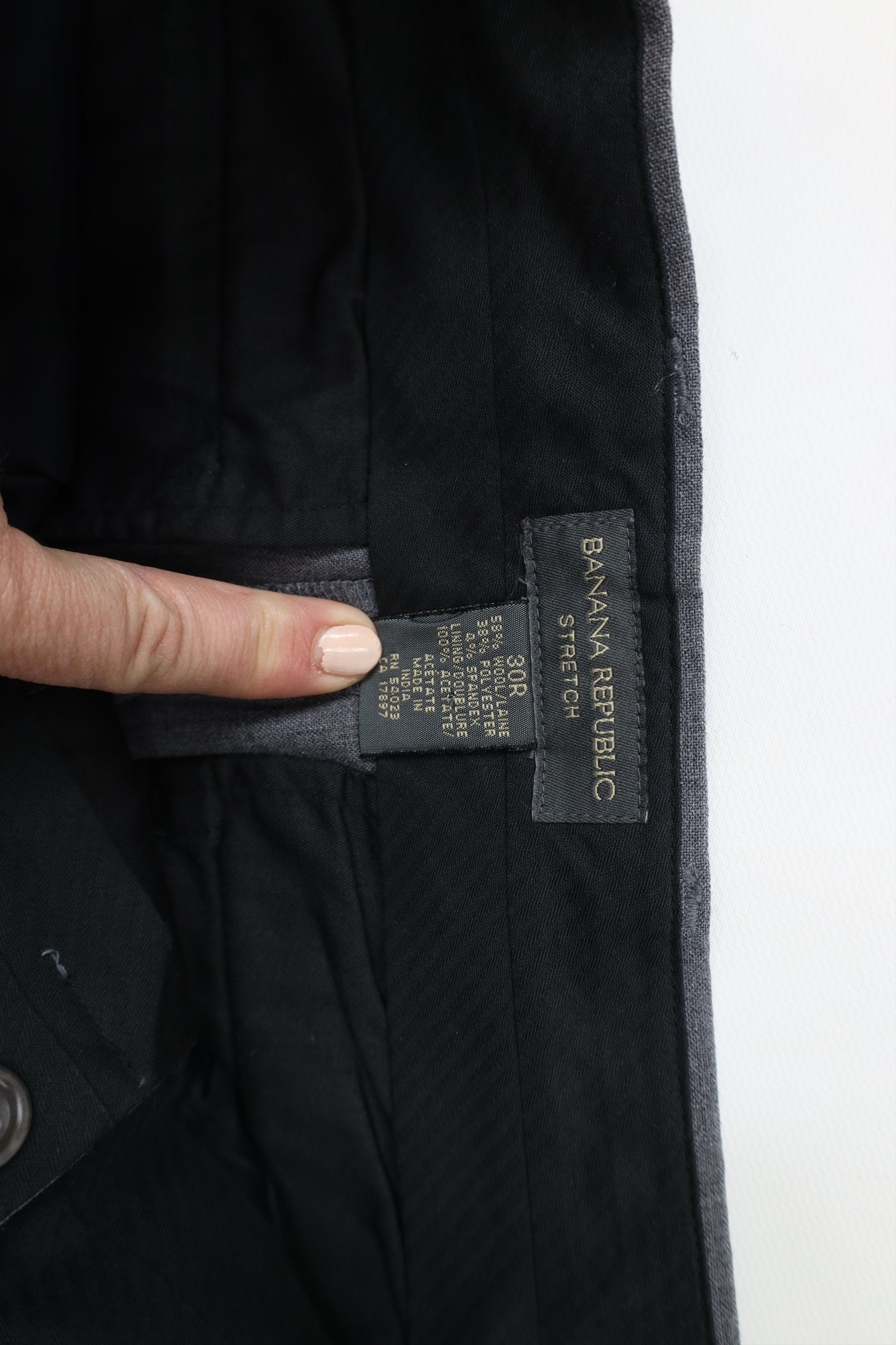 Banana Republic × Vintage Vintage Y2K 2001 Banana Republic Flared Wide Leg Chino Pants Size US 30 / EU 46 - 7 Thumbnail