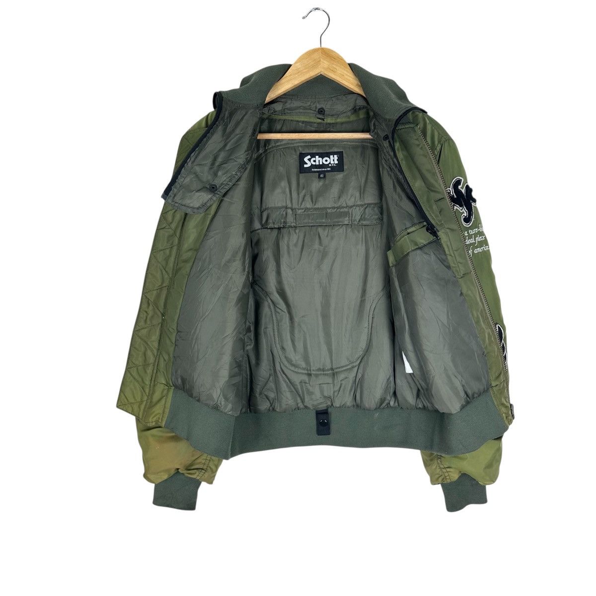 Schott SCHOTT MA1 BOMBER FLYER JACKET Size US M / EU 48-50 / 2 - 9 Thumbnail