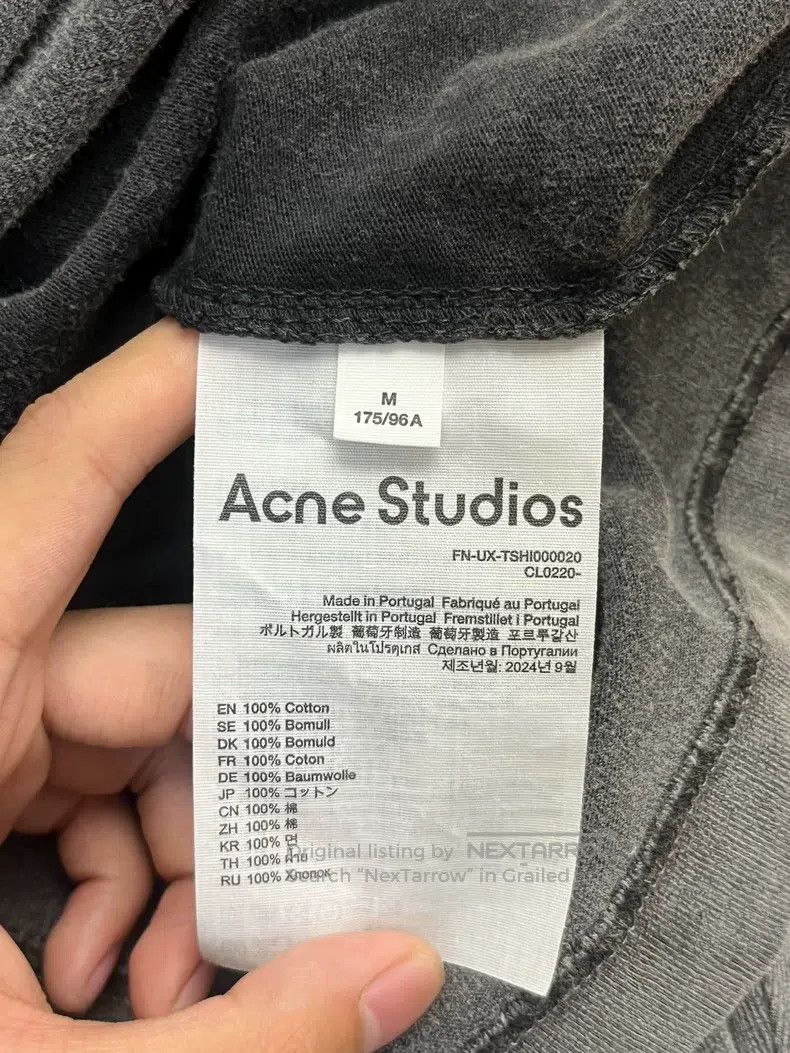 Acne Studios Acne Studios Signage Vintage Washed Long Sleeve Size US M / EU 48-50 / 2 - 4 Thumbnail