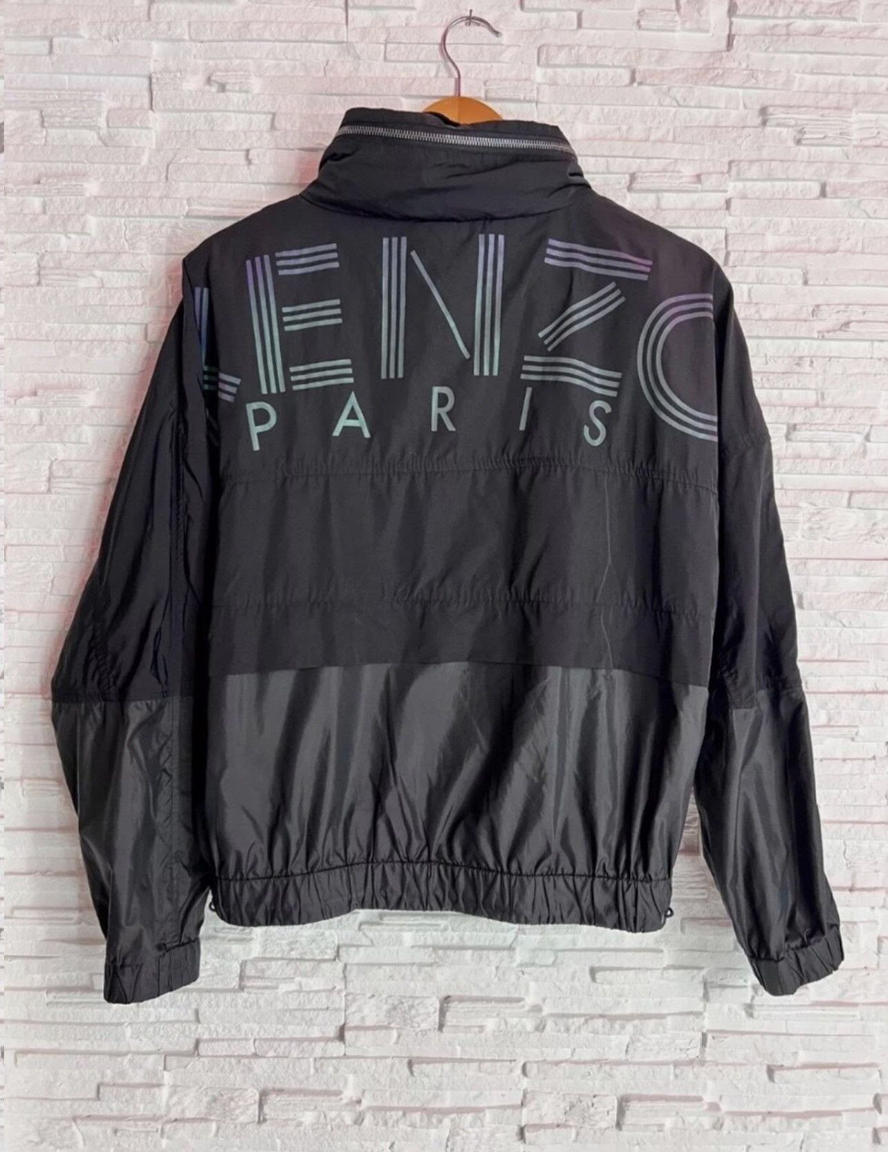 Kenzo Kenzo Lightweight Nylon Bomber Jacket Windbreaker Big Logo Size XS / US 0-2 / IT 36-38 - 4 Thumbnail