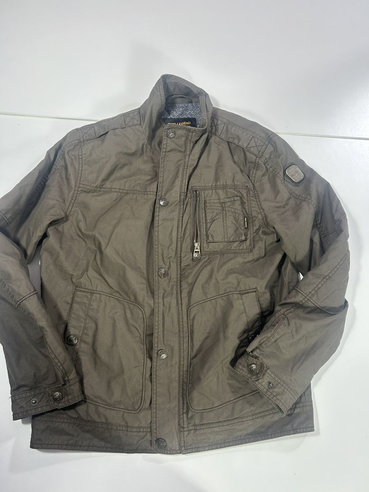 Other Small Mens PME LEGEND SKYTRUCK COTTON DARK BROWN JACKET Size US S / EU 44-46 / 1 - 1 Thumbnail