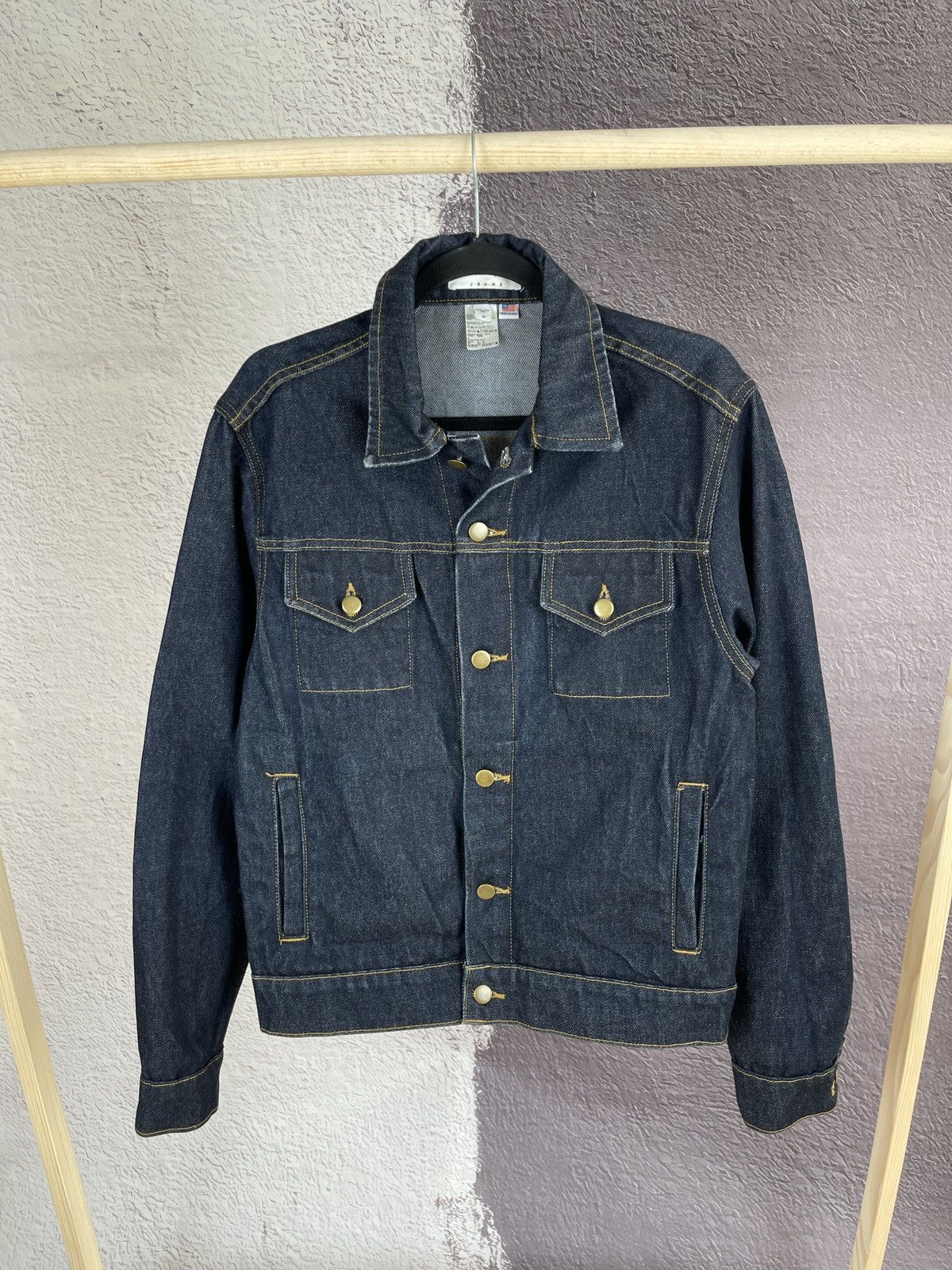 American Apparel American Apparel indigo blue denim trucker jacket made in US Size US M / EU 48-50 / 2 - 1 Thumbnail
