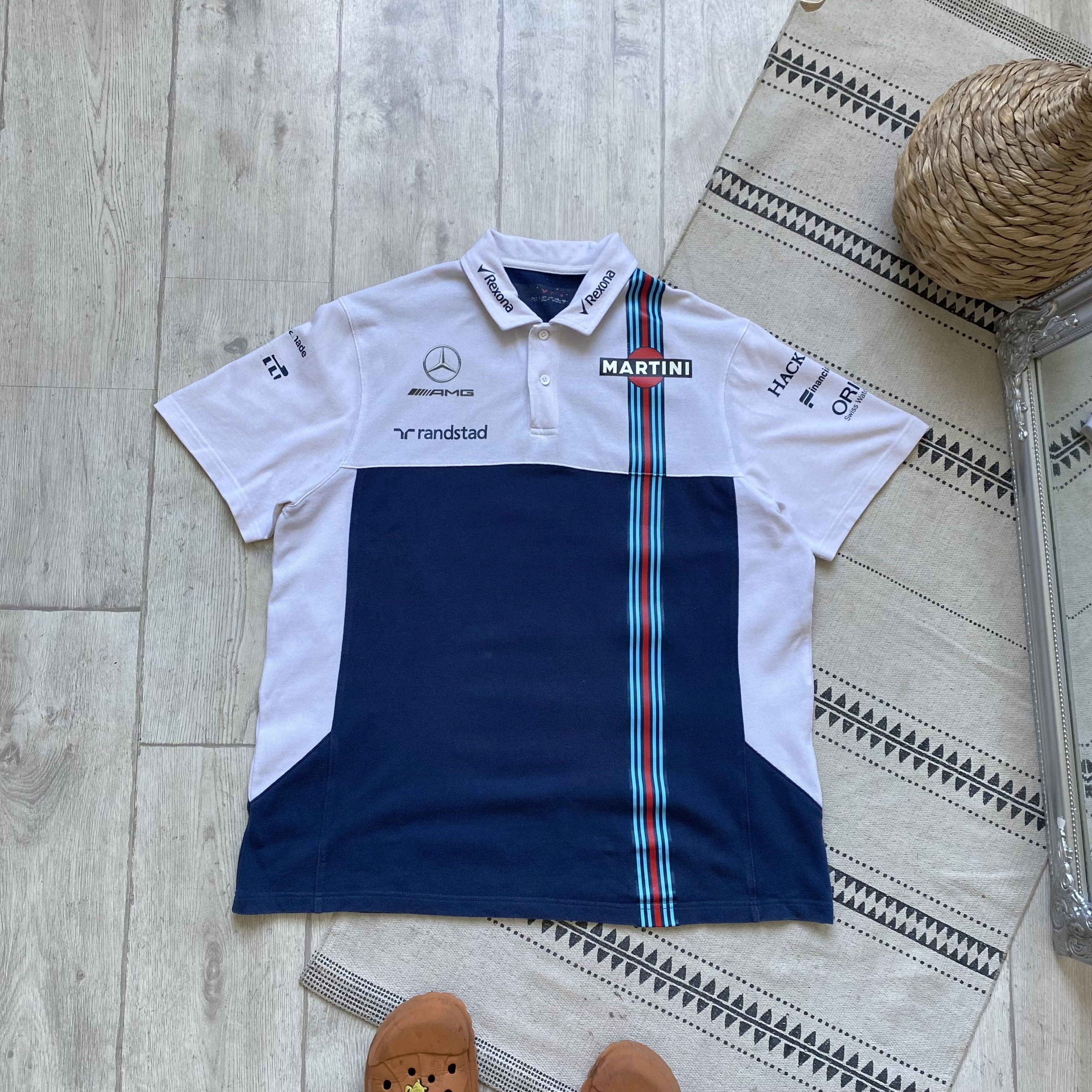 Mercedes-Benz 🏎️ Vintage Racing Hackett Mercedes AMG Polo racing tee Y2K Size US XL / EU 56 / 4 - 4 Thumbnail