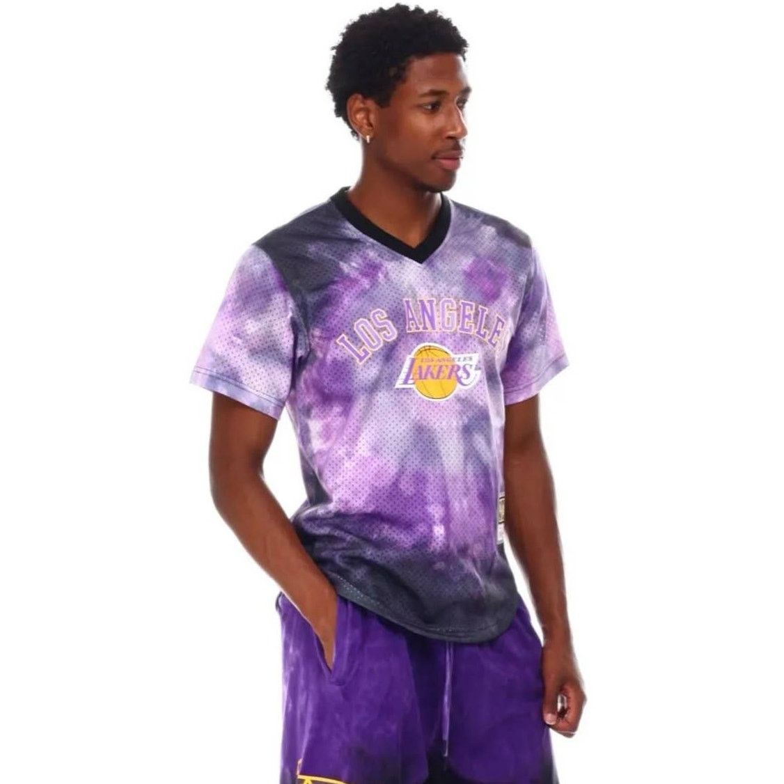 Mitchell & Ness New Mitchell & Ness Los Angeles Lakers Tie-Dye Mesh Jersey Size US L / EU 52-54 / 3 - 6 Thumbnail