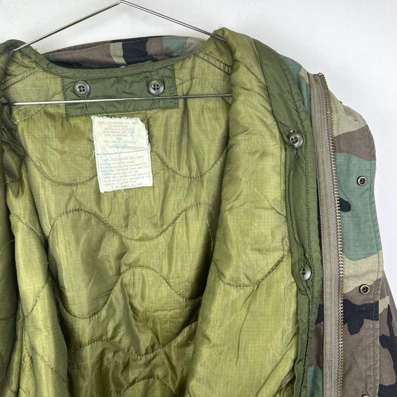 Vintage VINTAGE American Vintage Military Jacket Camouflage Nylon Green S Men Jacket Military Camouflage Size US S / EU 44-46 / 1 - 7 Thumbnail