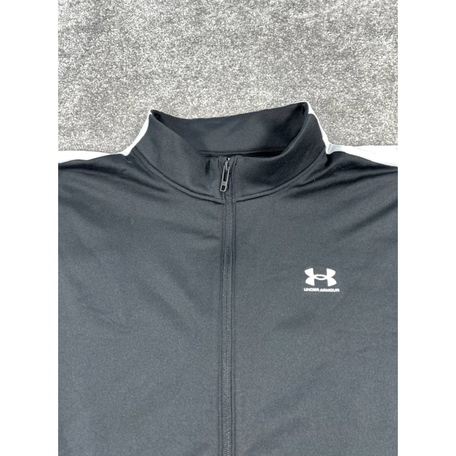 Under Armour Under Armour Jacket Mens 2XL Gray Running Full Zip Sport Sports Track Jacket Womens? Size US XXL / EU 58 / 5 - 2 Thumbnail