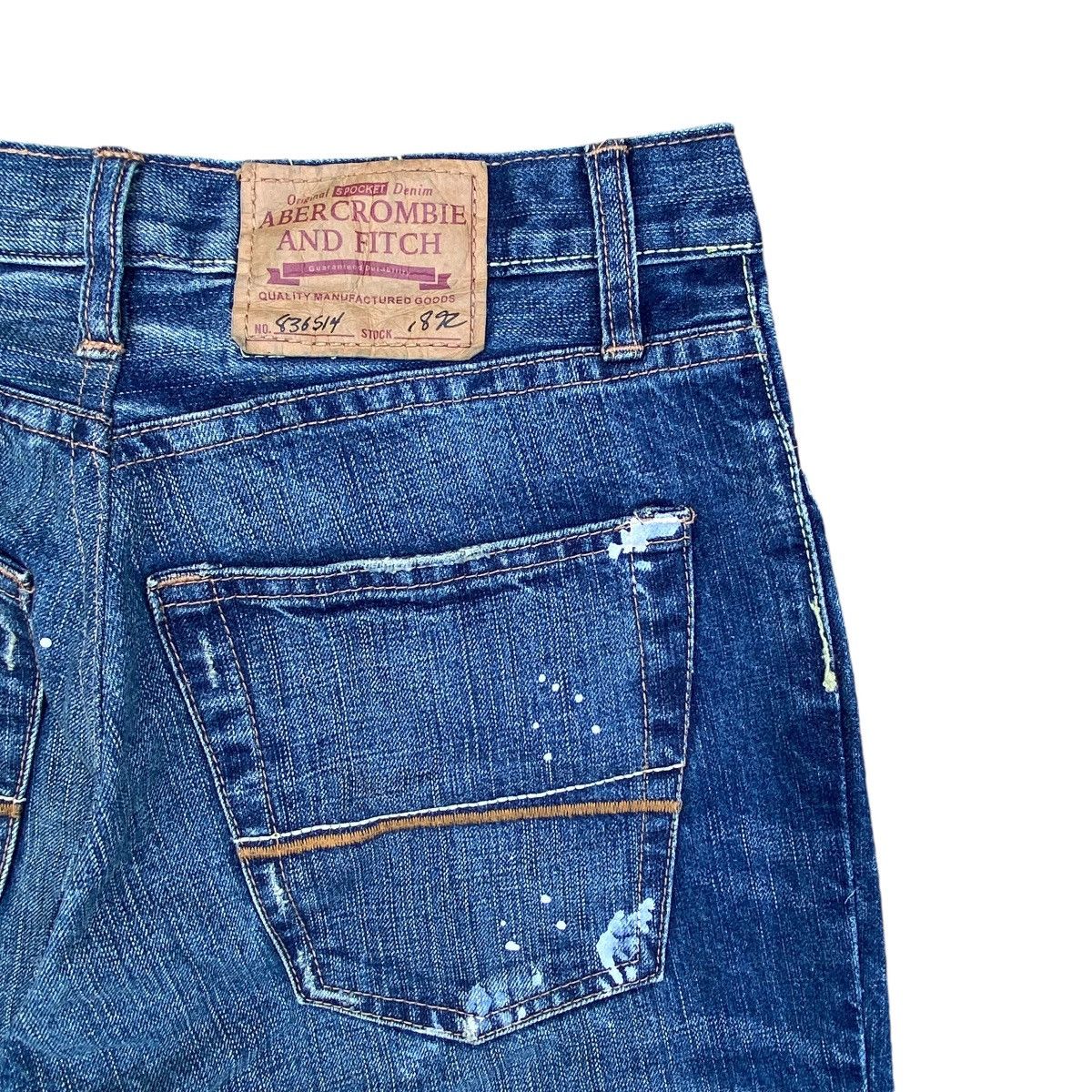 Abercrombie & Fitch Bootcut Abercrombie and Fitch Distressed Denim Jeans Size US 32 / EU 48 - 12 Thumbnail