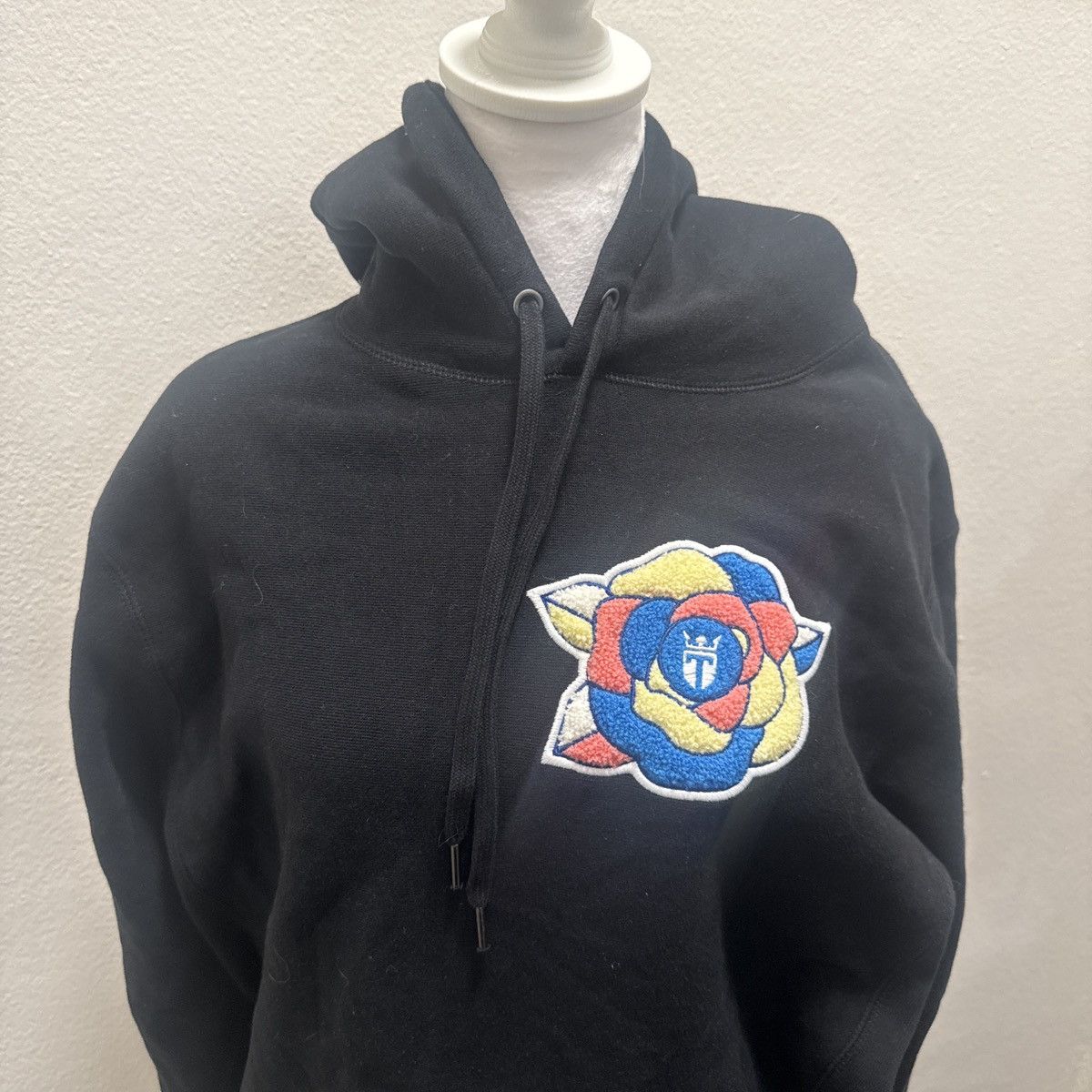 Other Teeqo Black Floral Pullover Hoodie Size US S / EU 44-46 / 1 - 1 Thumbnail