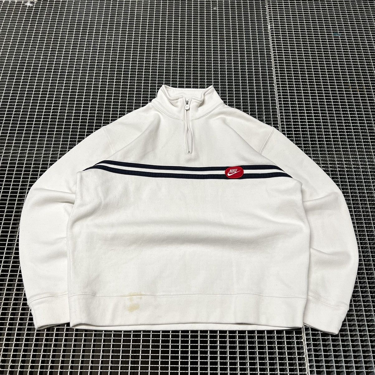 Nike Vintage 1/4 Zip Hoodie Nike Streatwear Hype Size US L / EU 52-54 / 3 - 2 Thumbnail
